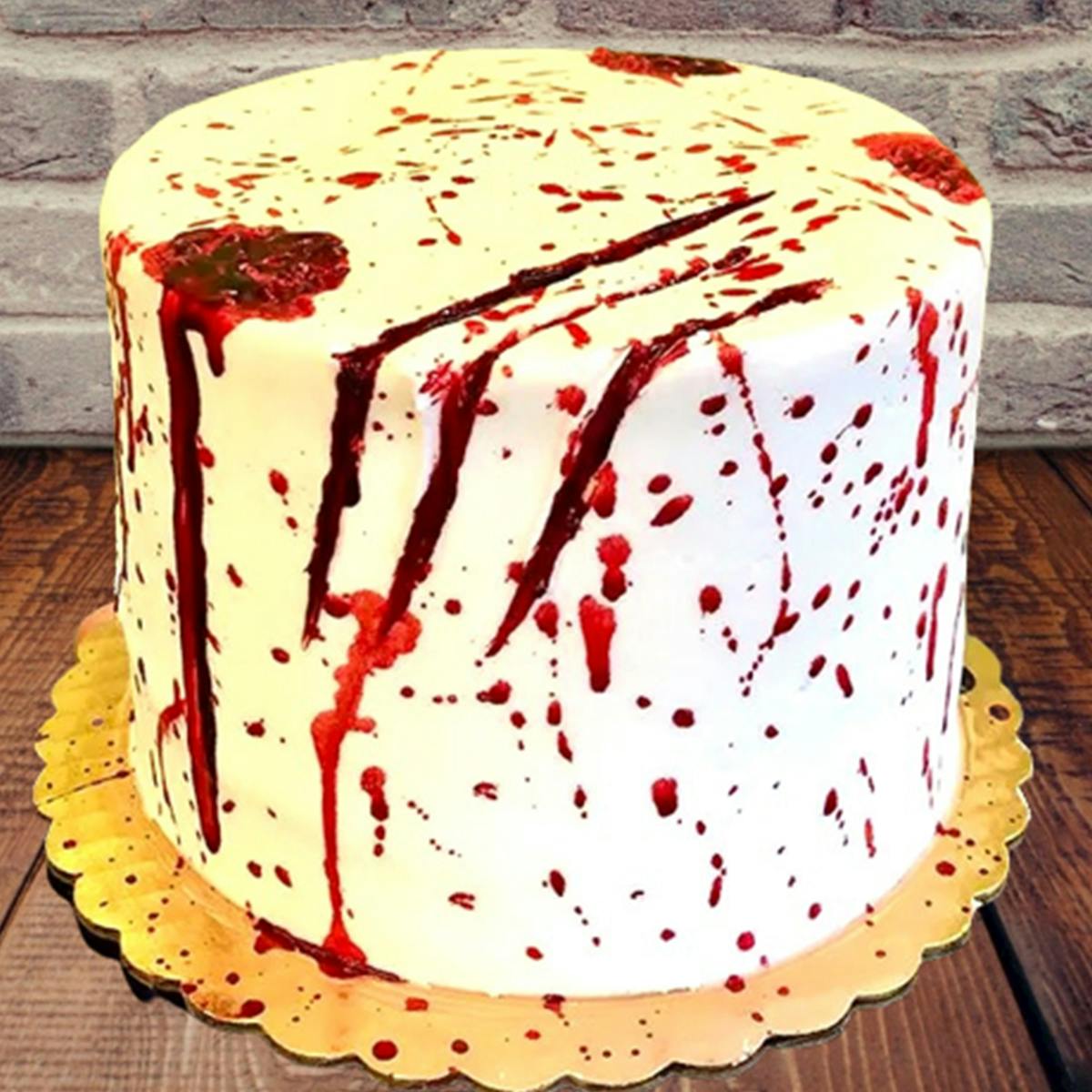Halloween "Blood Splatter" Cake by Elegant Desserts - Alternate image 3