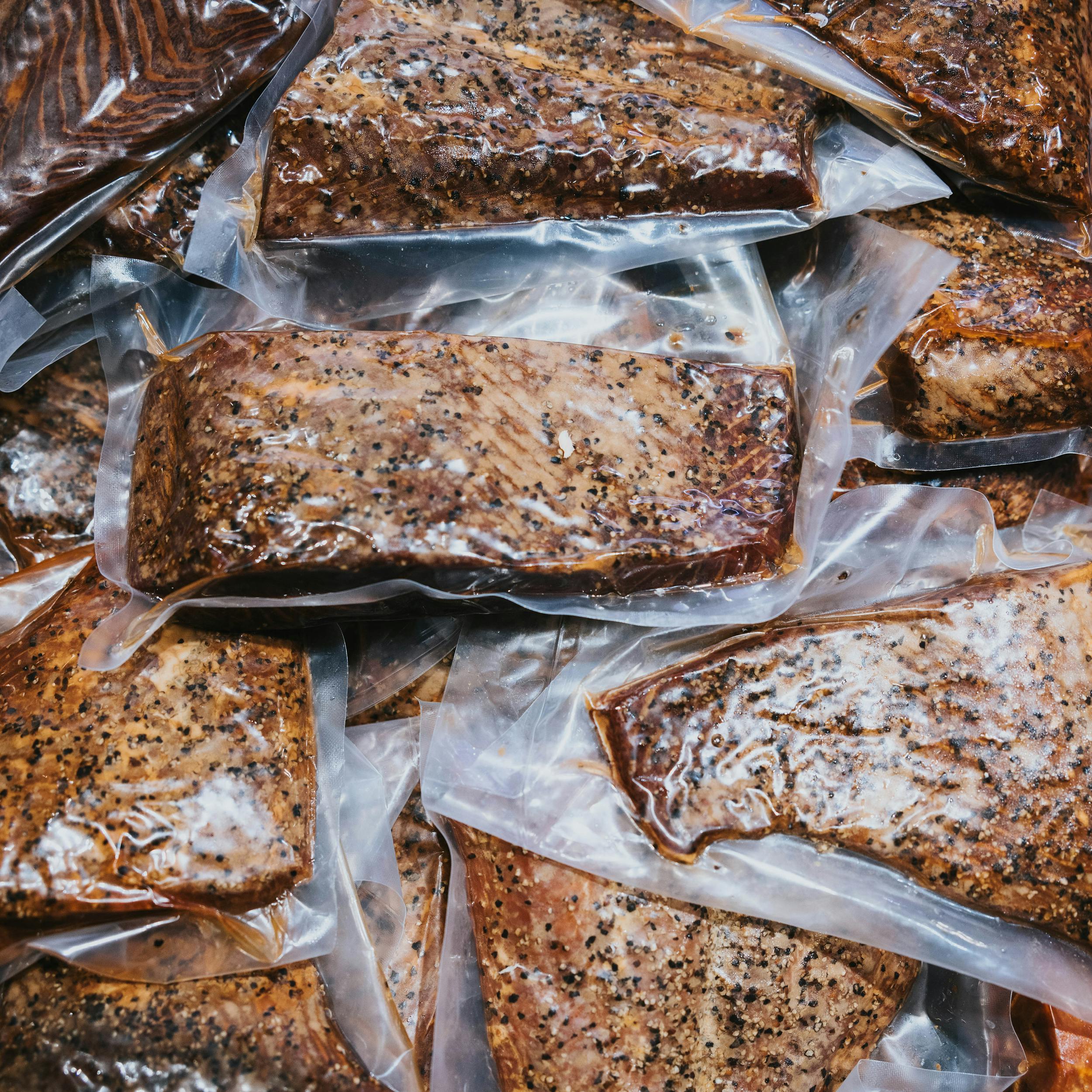 Smoked King Salmon - Garlic & Pepper, Alderwood, Wild, 3/4 lb. by Pike Place Fish Market - Alternate image 3