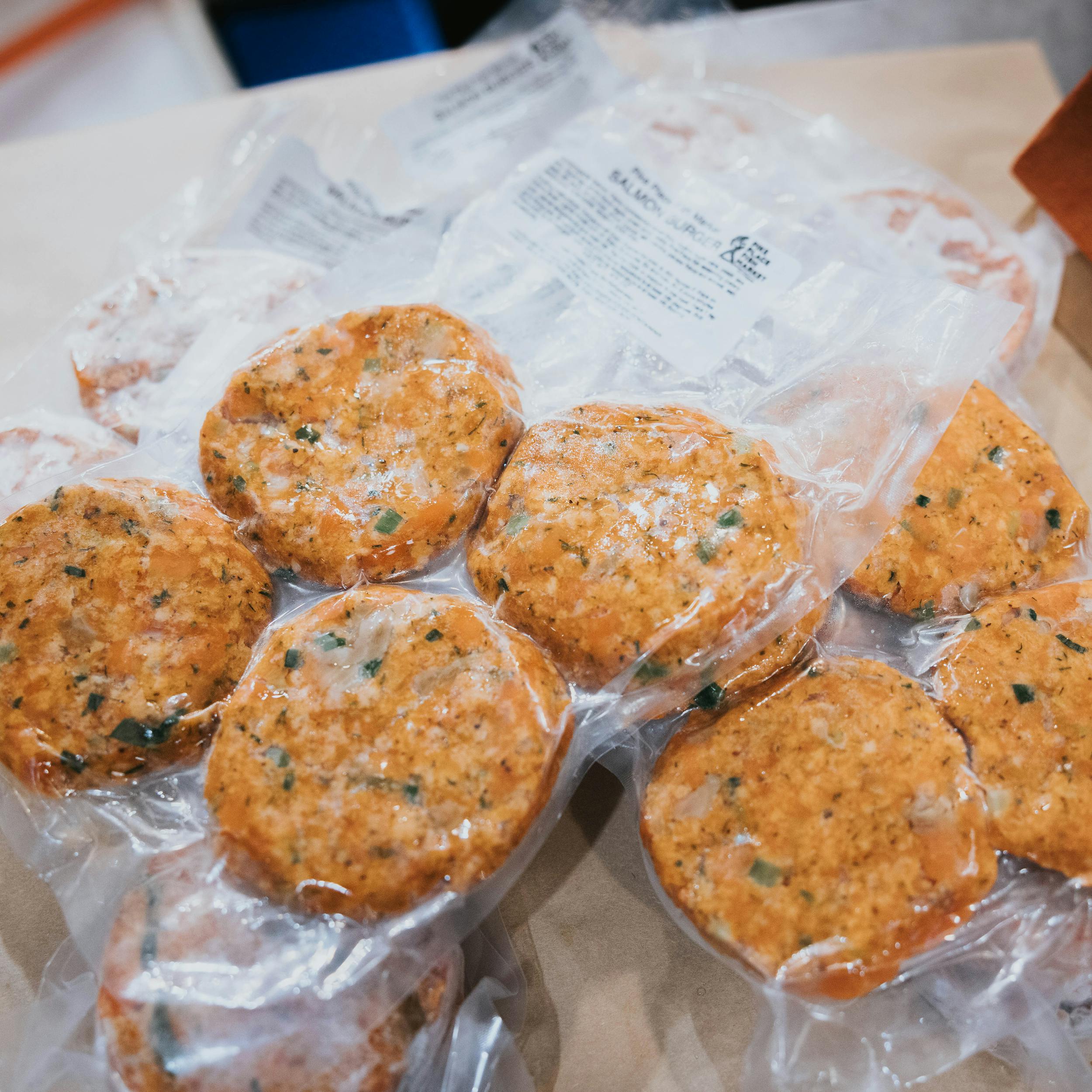 Salmon Burgers - Wild, USA, 4 Pack by Pike Place Fish Market - Alternate image 2