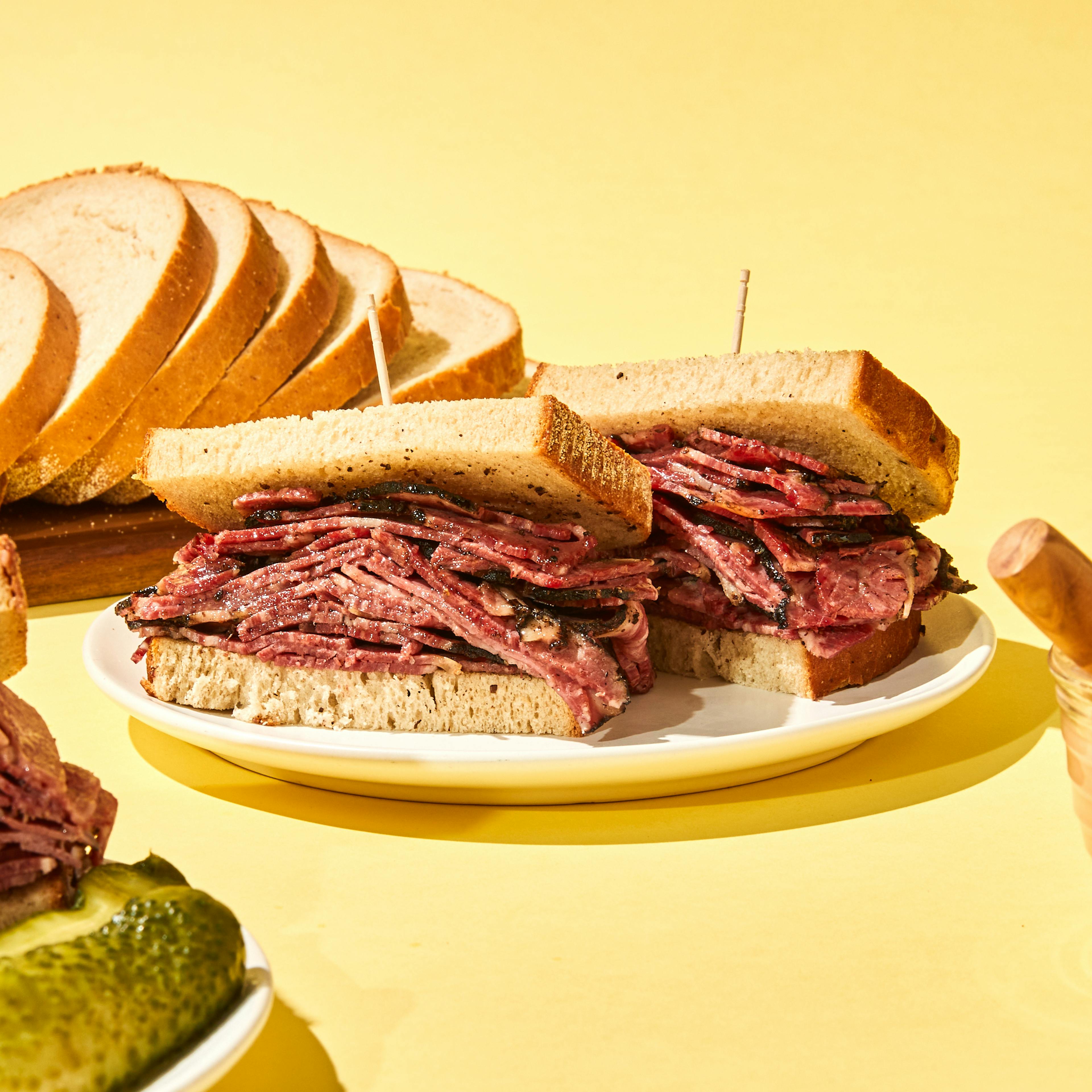 Kosher Pastrami Sandwich Kit + Matzoh Ball Soup for 3-4 by 2nd Ave Deli - Alternate image 8
