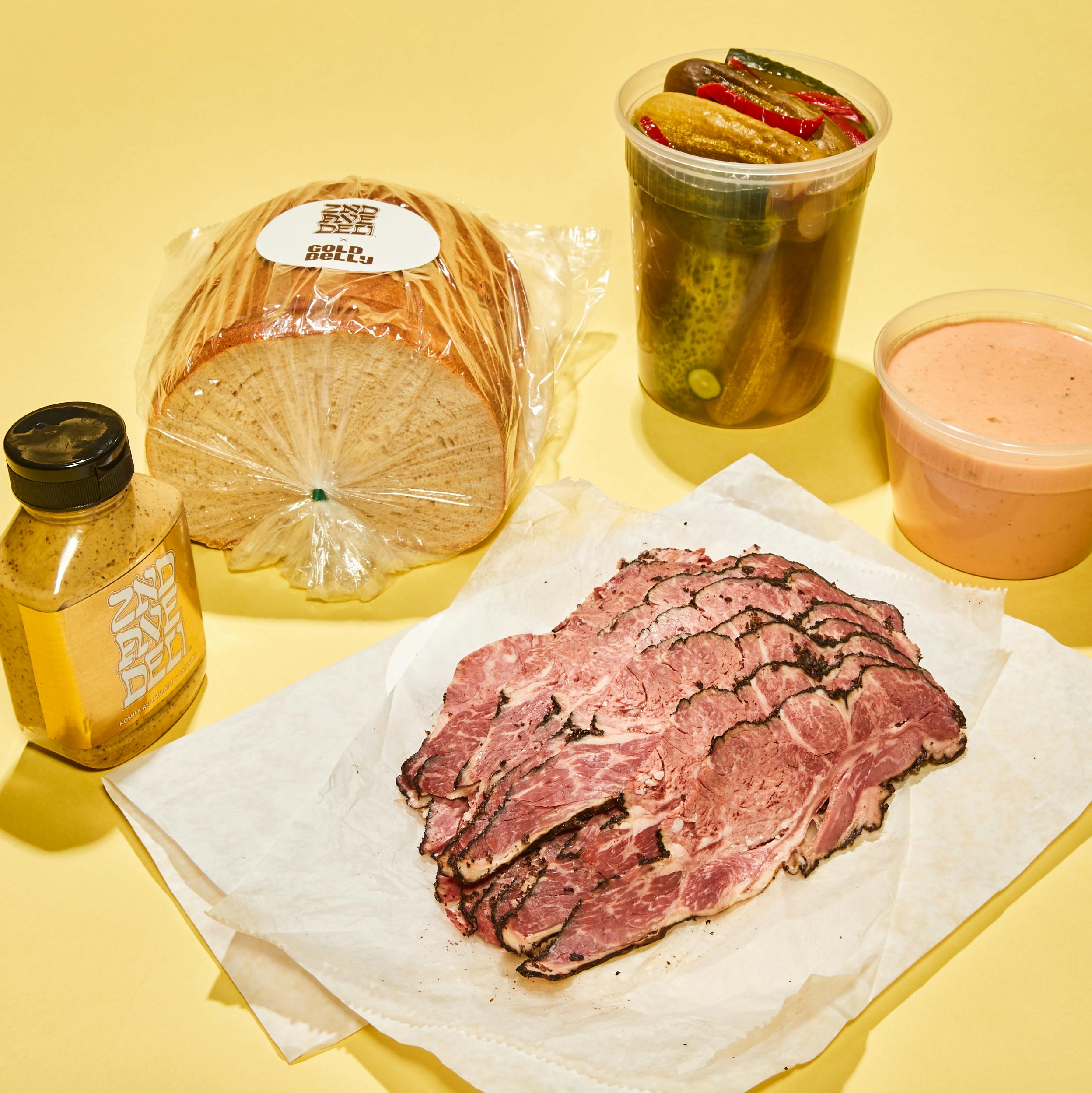 Kosher Pastrami Sandwich Kit for 3-4 by 2nd Ave Deli - Alternate image 2