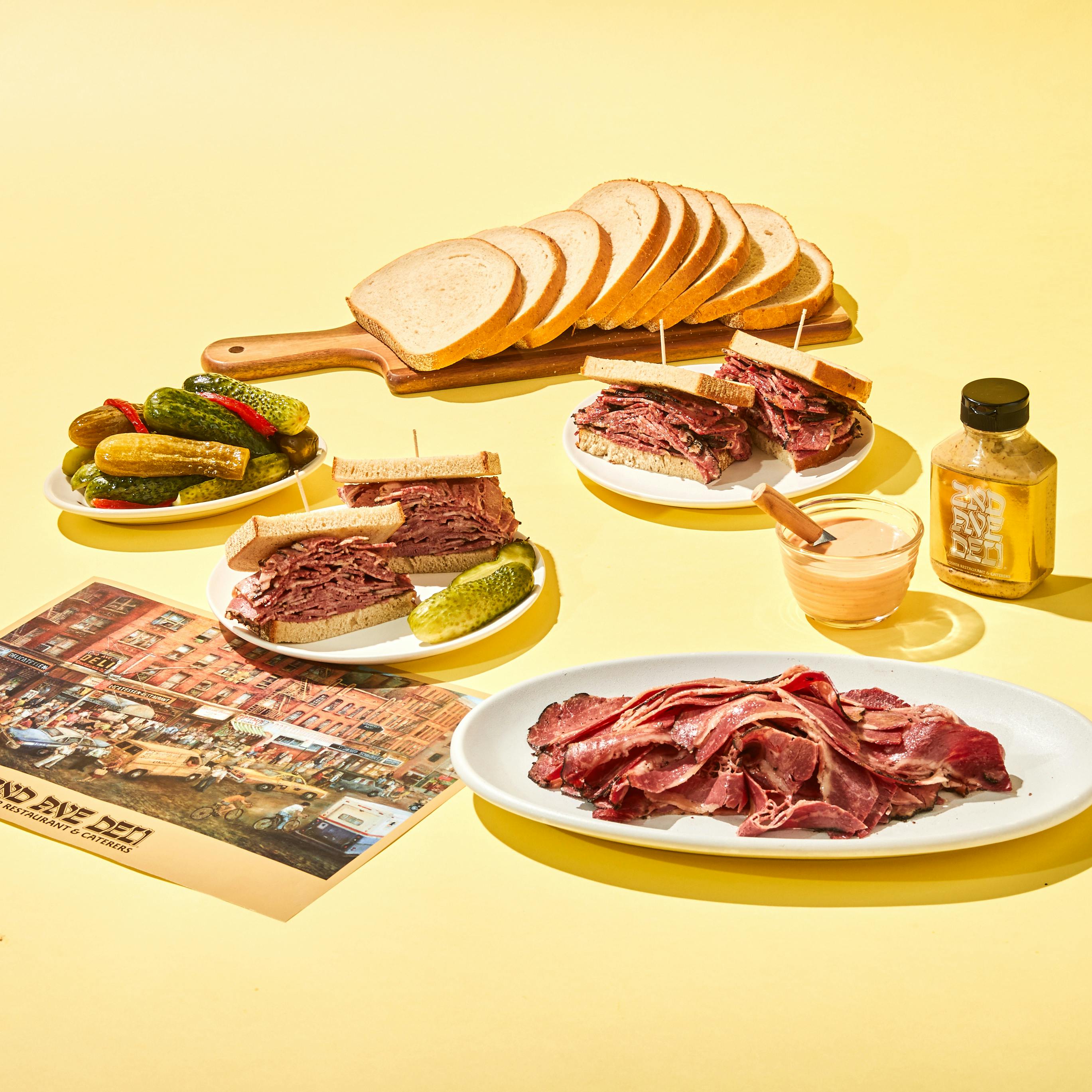 Kosher Pastrami Sandwich Kit for 3-4 by 2nd Ave Deli - Alternate image 1