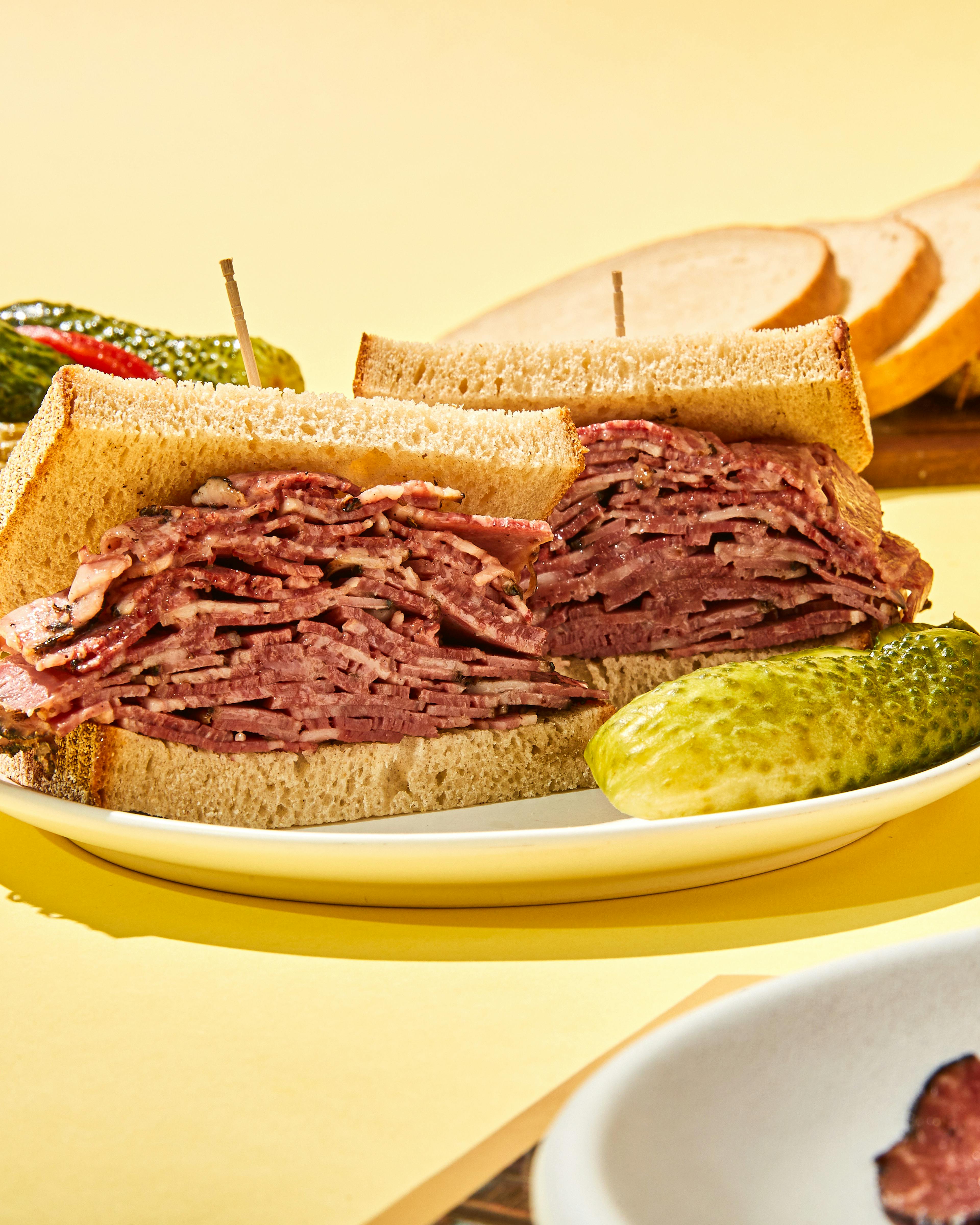 Kosher Pastrami Sandwich Kit for 3-4