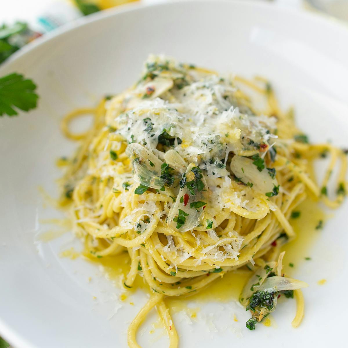 Spaghetti Aglio e Olio With Shrimp Kit by Pasta Packs - Alternate image 2