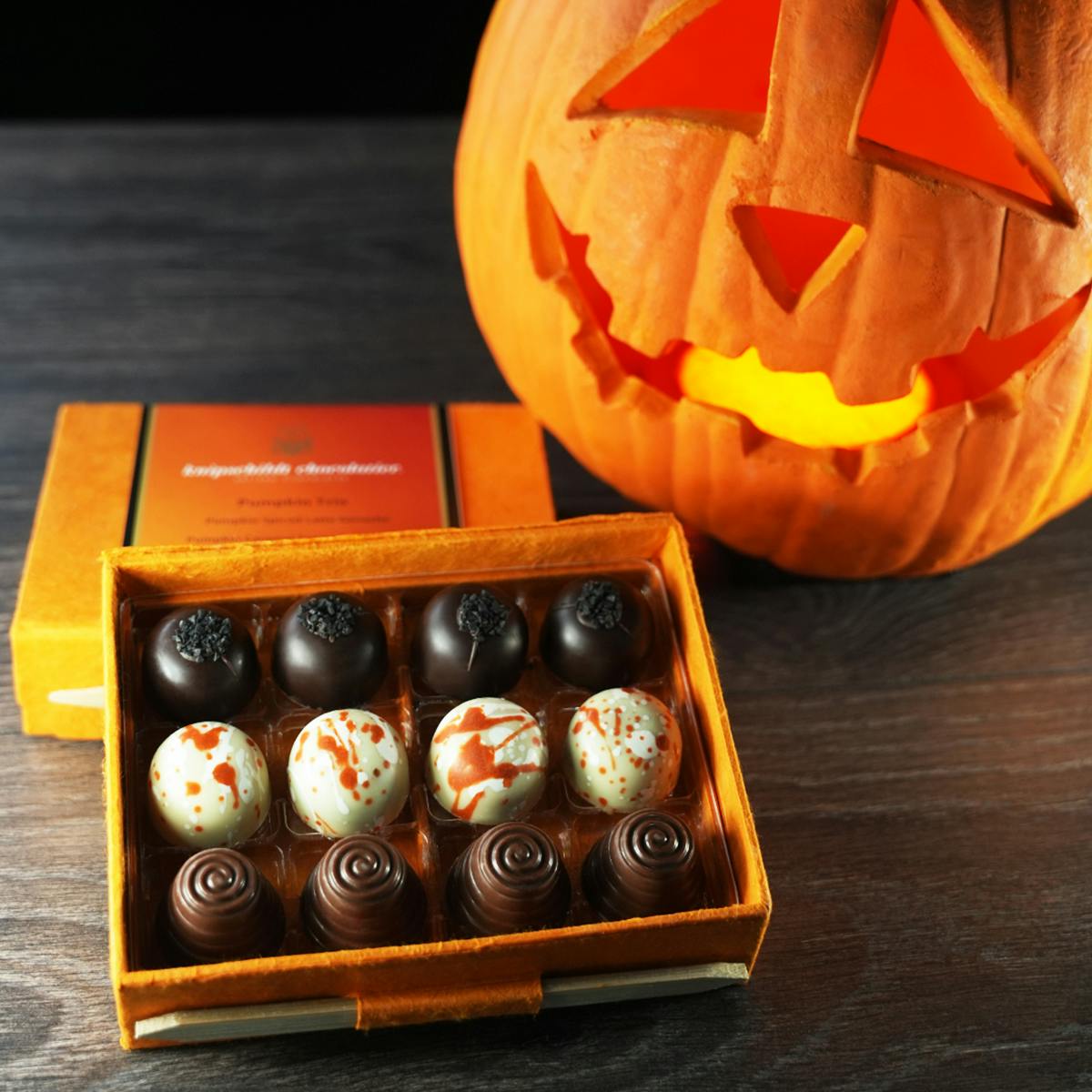 Pumpkin Bonbon Trio Collection - 12 Piece by Knipschildt