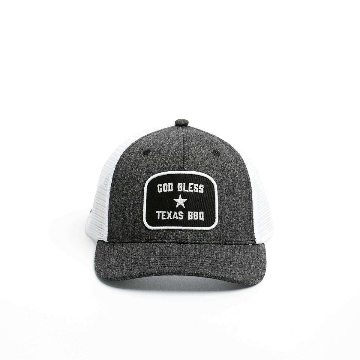 "God Bless Texas BBQ" Hat by Lockhart Smokehouse - Alternate image 1