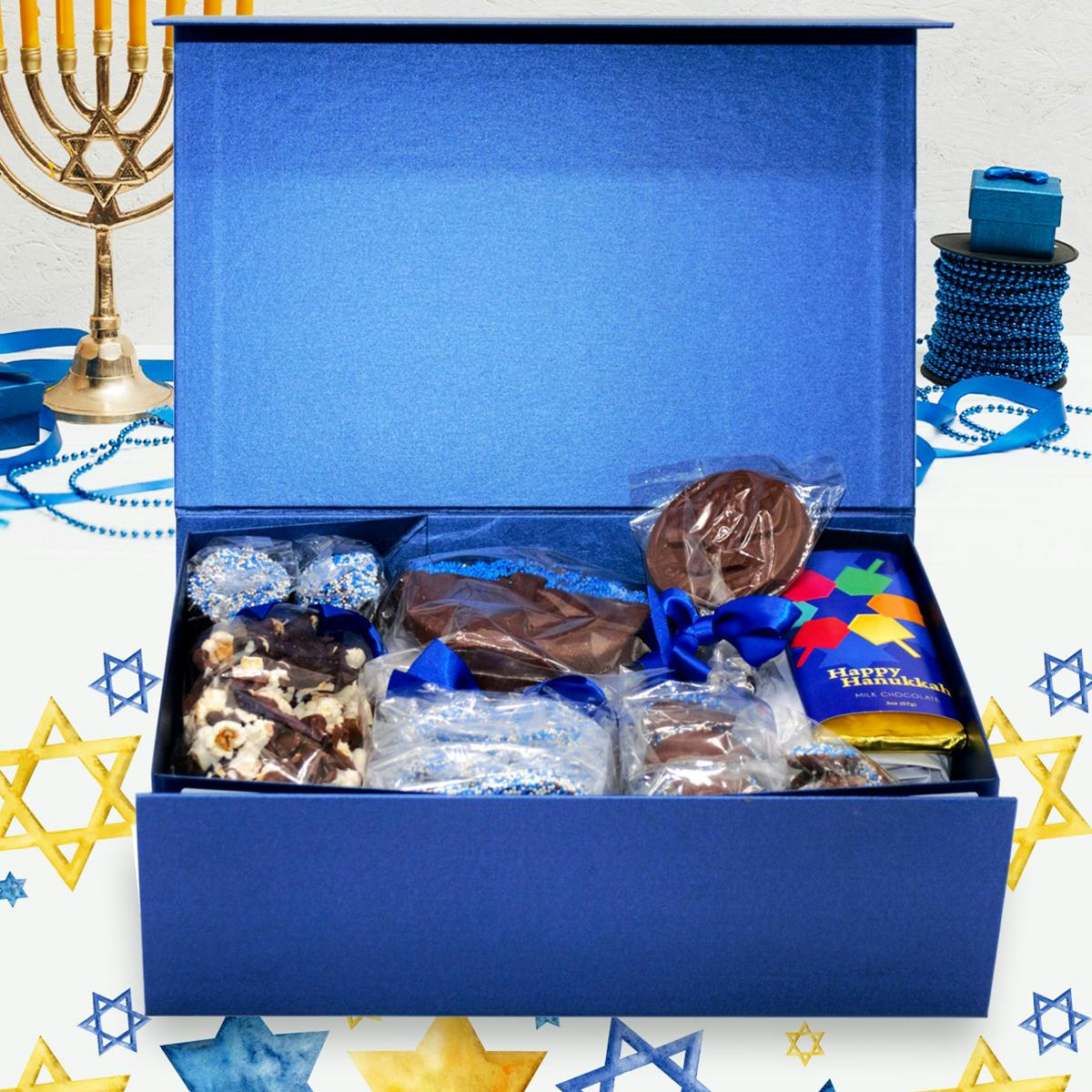 "Happy Hanukkah" Gift Box by Sugar Plum - Alternate image 1