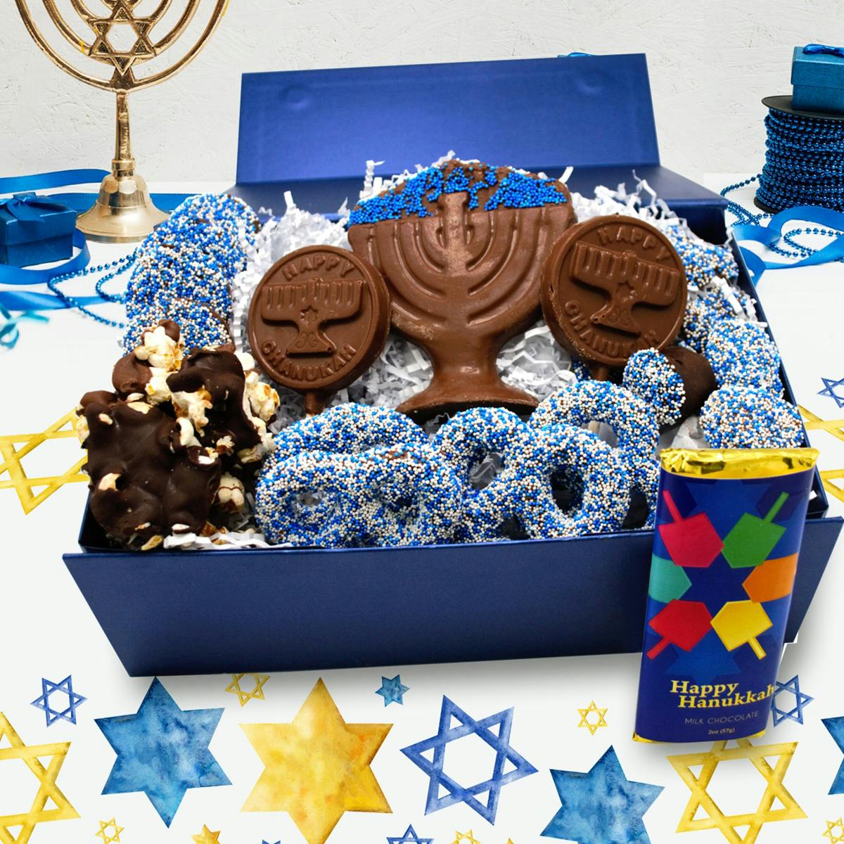 "Happy Hanukkah" Gift Box by Sugar Plum