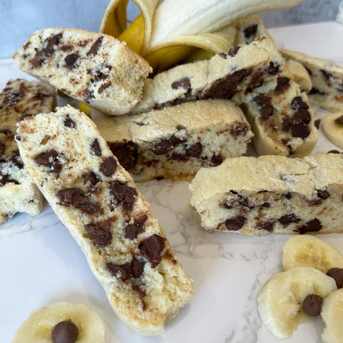 Biscotti Small Banana Bread Only Organic Banana Biscotti 10+