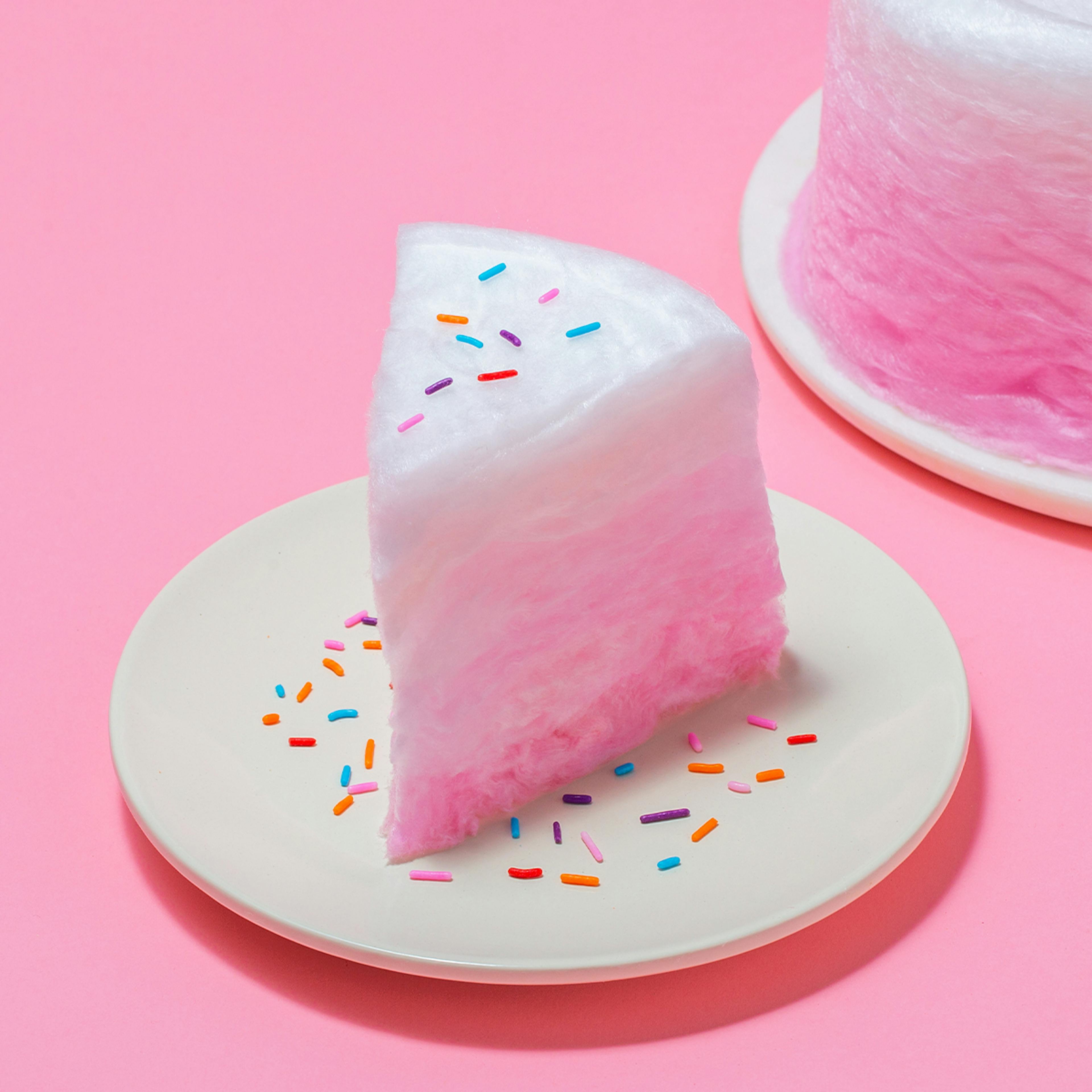 Watermelon Ombré Cotton Candy Floof Cake by Floof Cotton Candy Cakes - Alternate image 1