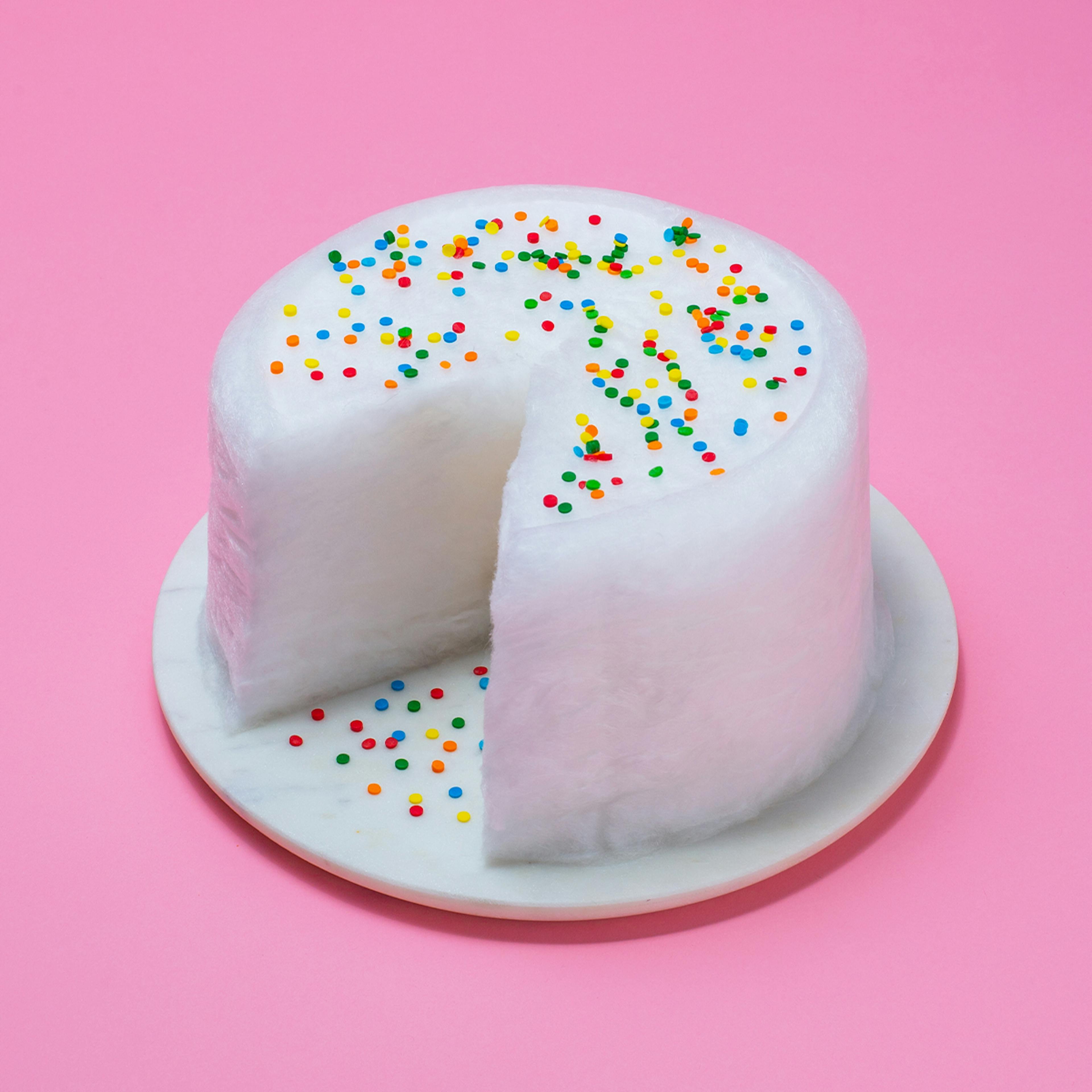 Birthday Cotton Candy Floof Cake by Floof Cotton Candy Cakes