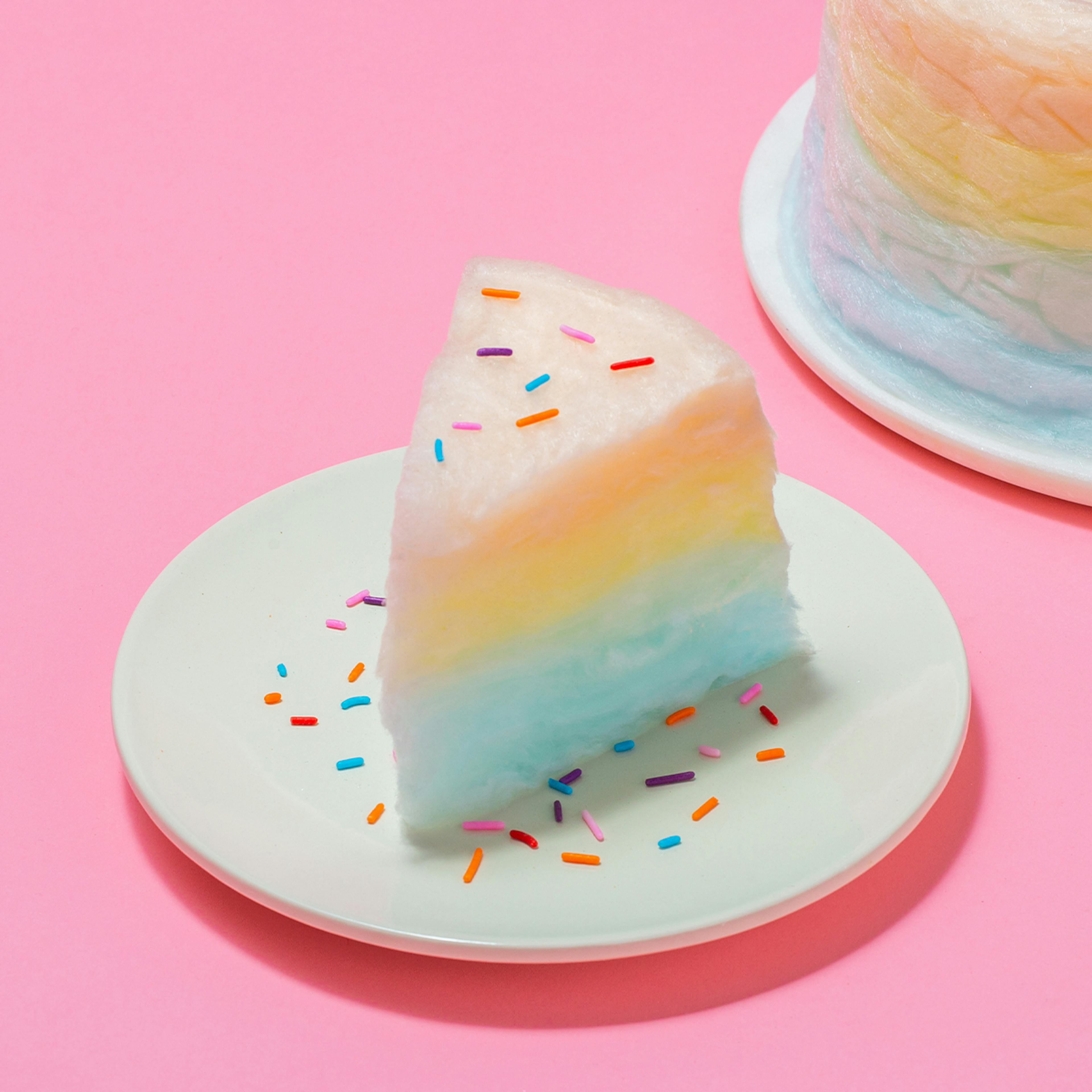 "Hold the Pink" Rainbow Cotton Candy Floof Cake by Floof Cotton Candy Cakes - Alternate image 1