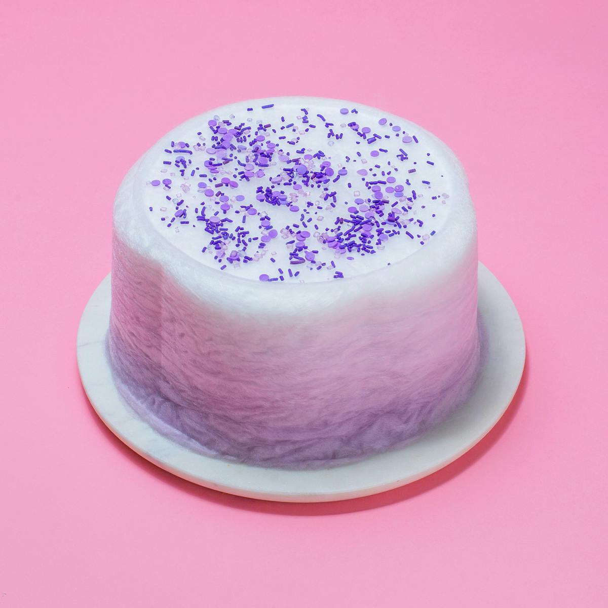 Purple Ombré Cotton Candy Floof Cake by Floof Cotton Candy Cakes - Alternate image 2