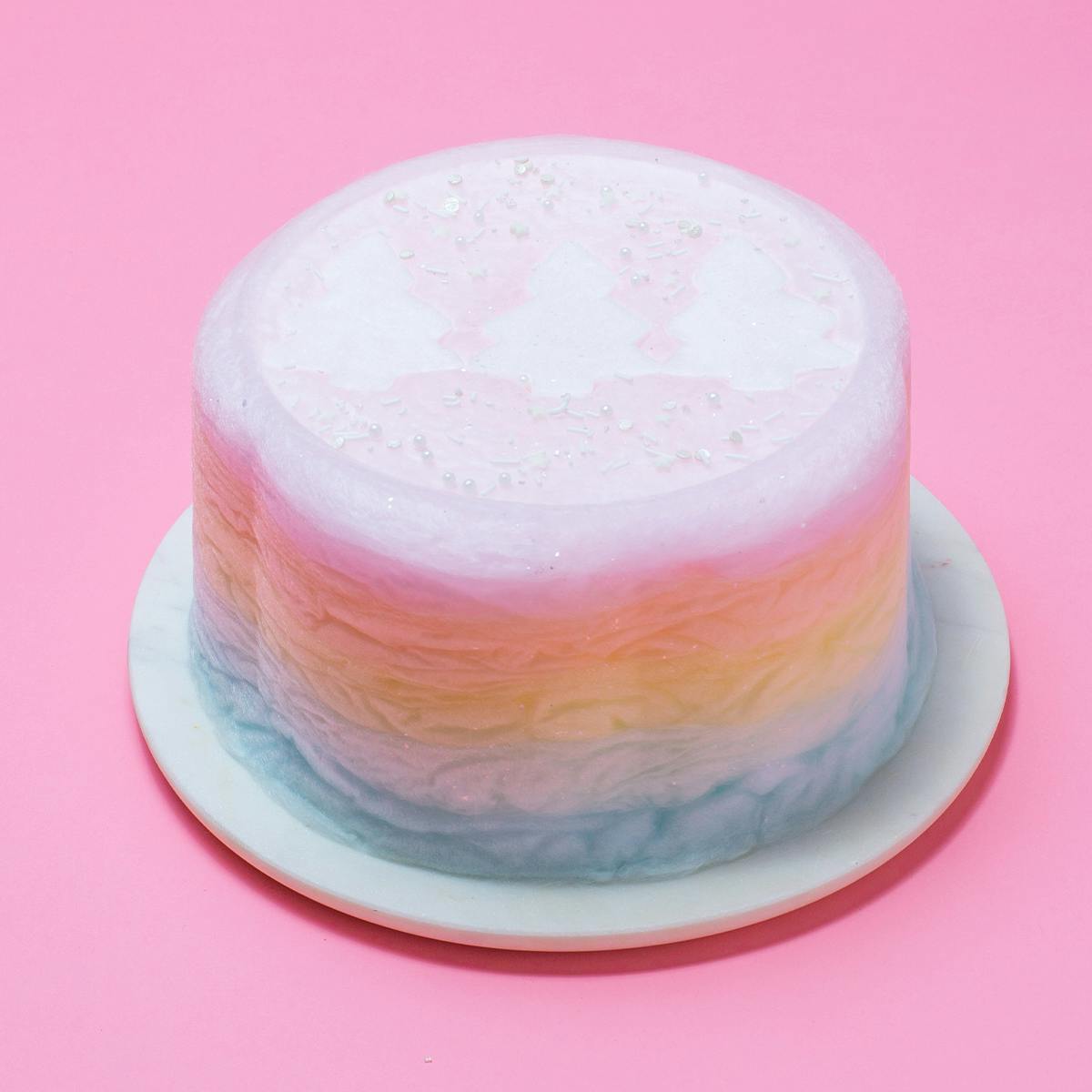 Christmas Rainbow Cotton Candy Floof Cake by Floof Cotton Candy Cakes - Alternate image 1