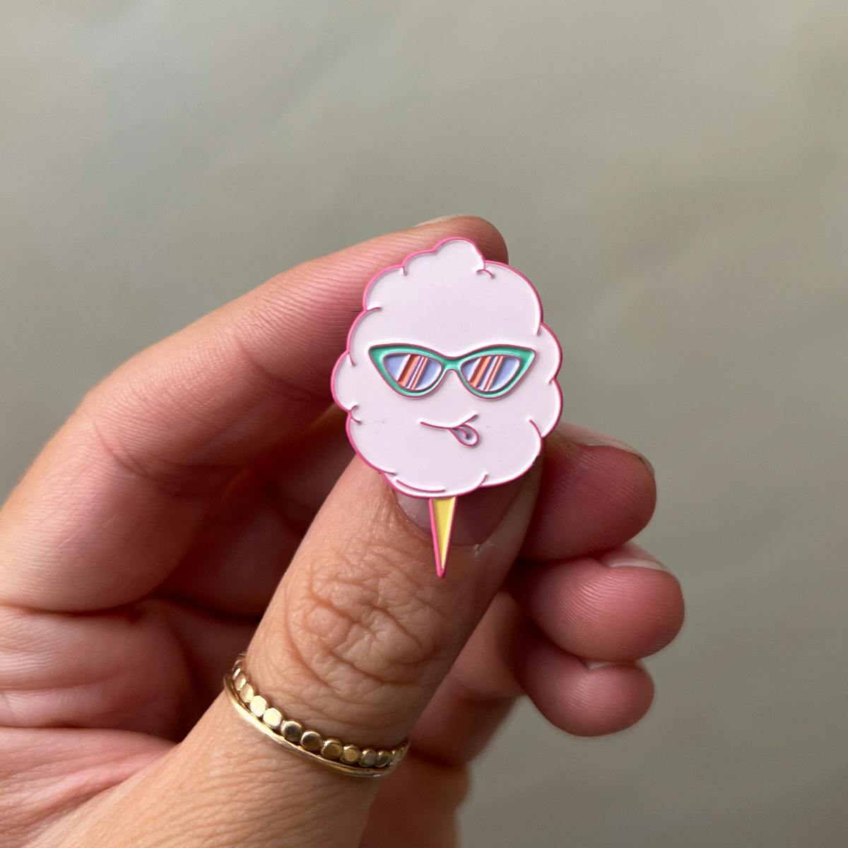 Cotton Candy Pin by Floof Cotton Candy Cakes