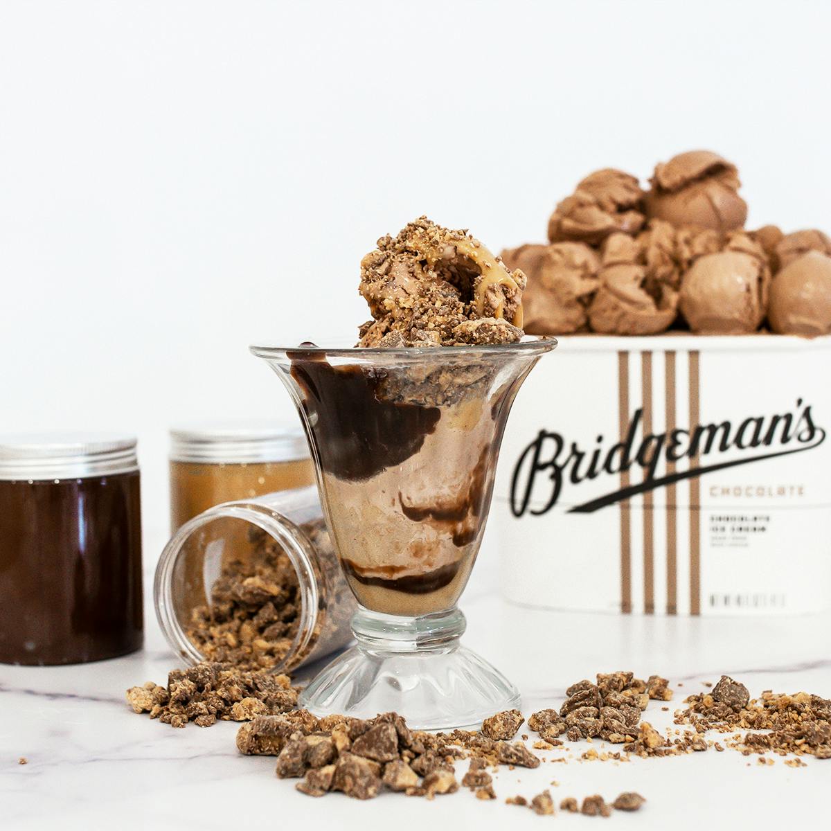 Peanut Butter Cup Sundae Kit by Bridgeman's Ice Cream