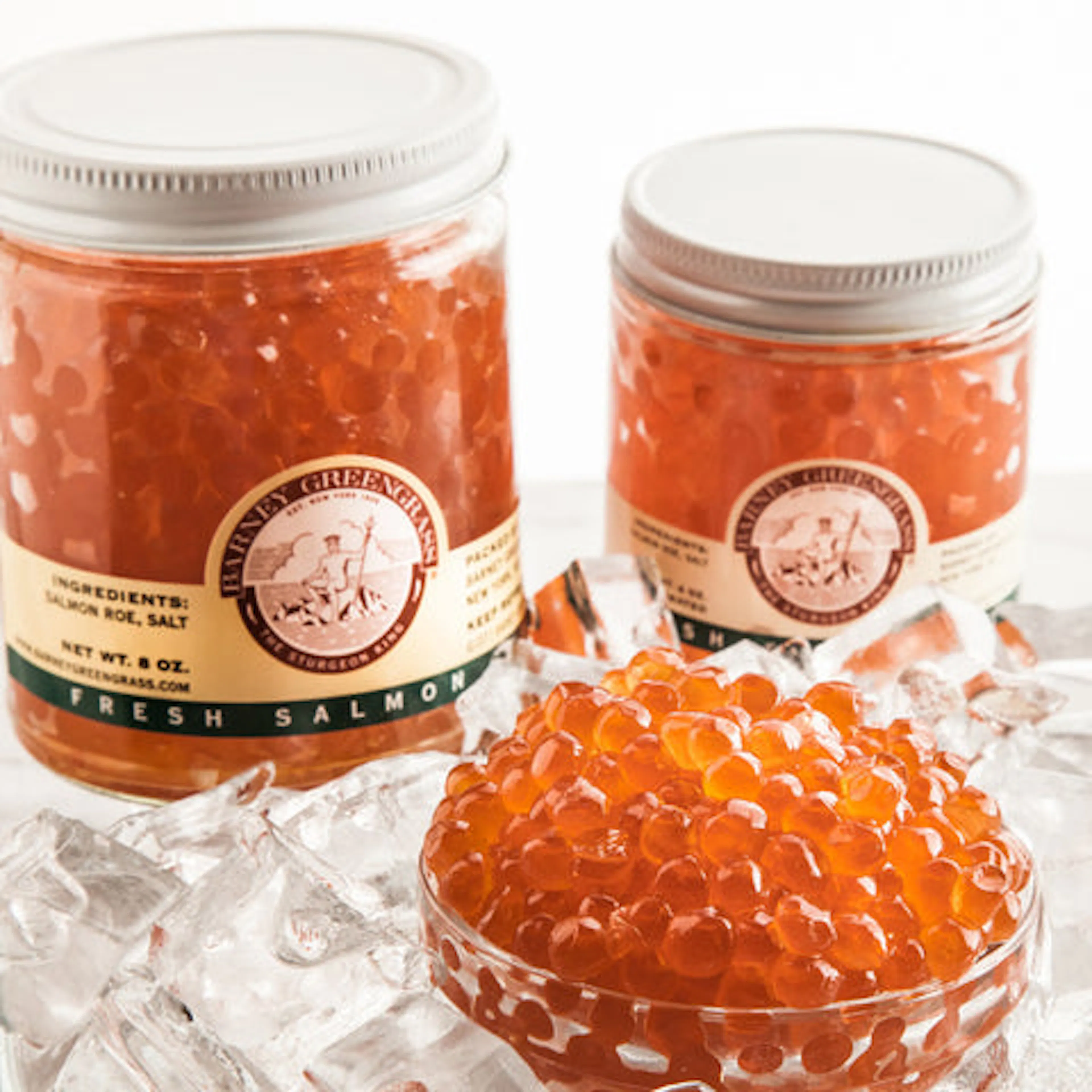 Salm Roe Fresh Red Salmon Roe by Barney Greengrass | Goldbelly