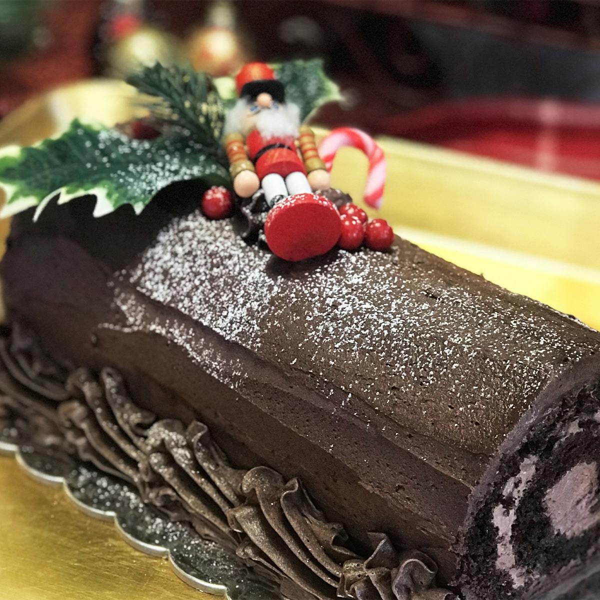 Christmas Yule Log Cake Recipe (Bûche de Noël) - Chef Billy Parisi