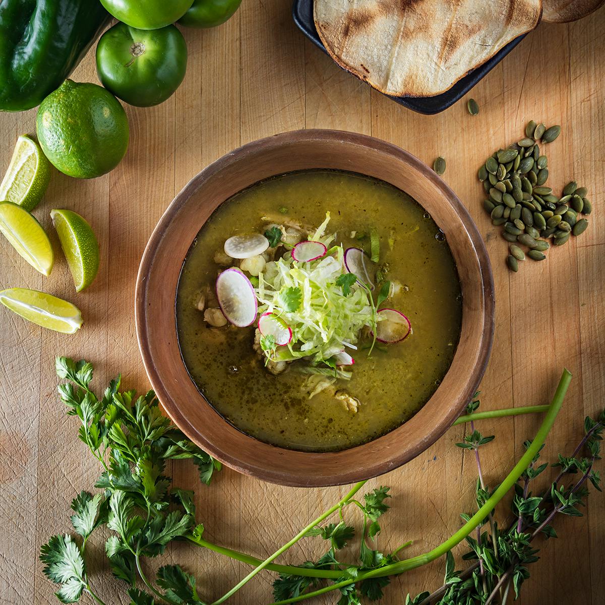 Mexican Pozole Stew for 4-6 by Picos Mexican Restaurant - Alternate image 1