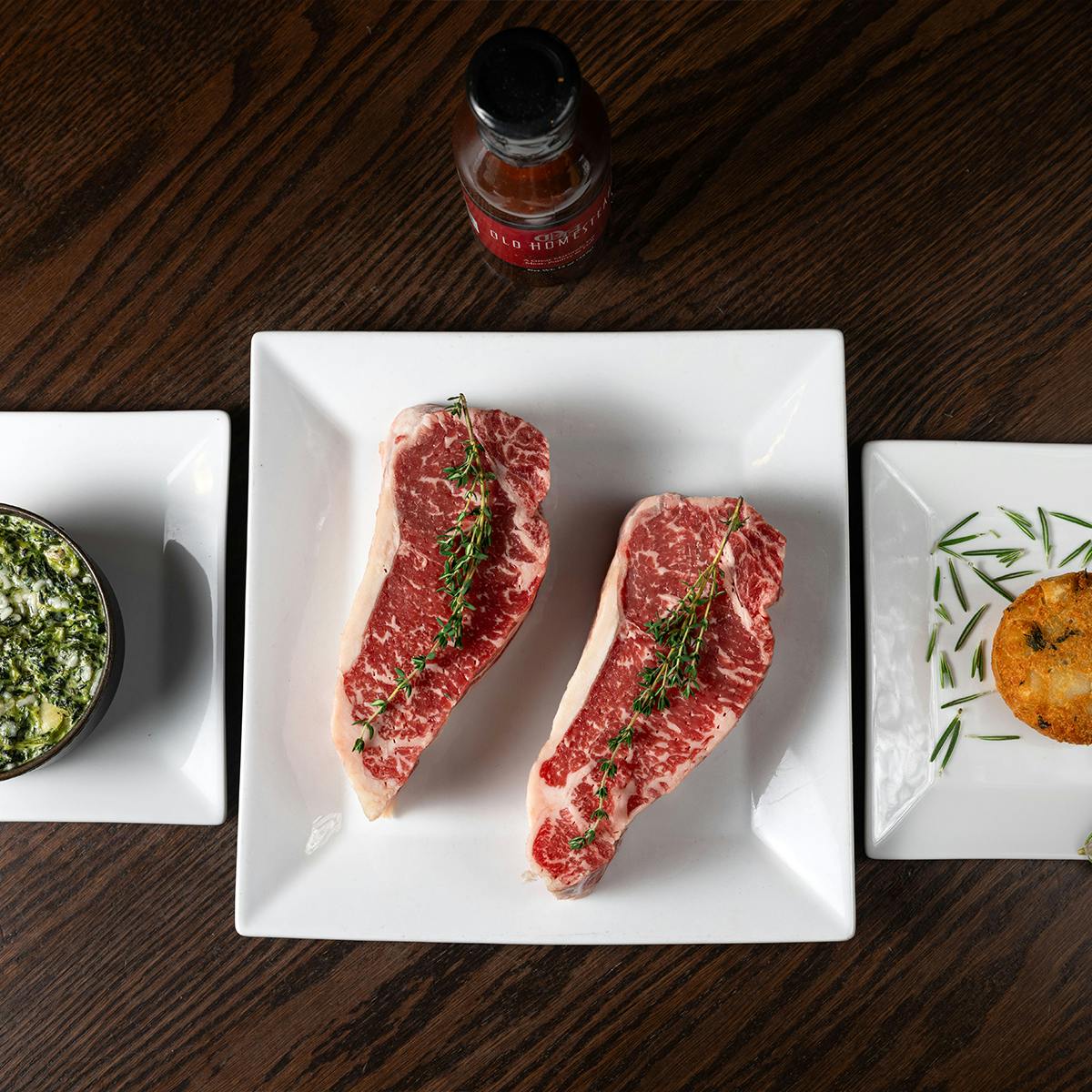 Sirloin Steak + Sides Dinner Kit for 2 by Old Homestead Steakhouse - Alternate image 2