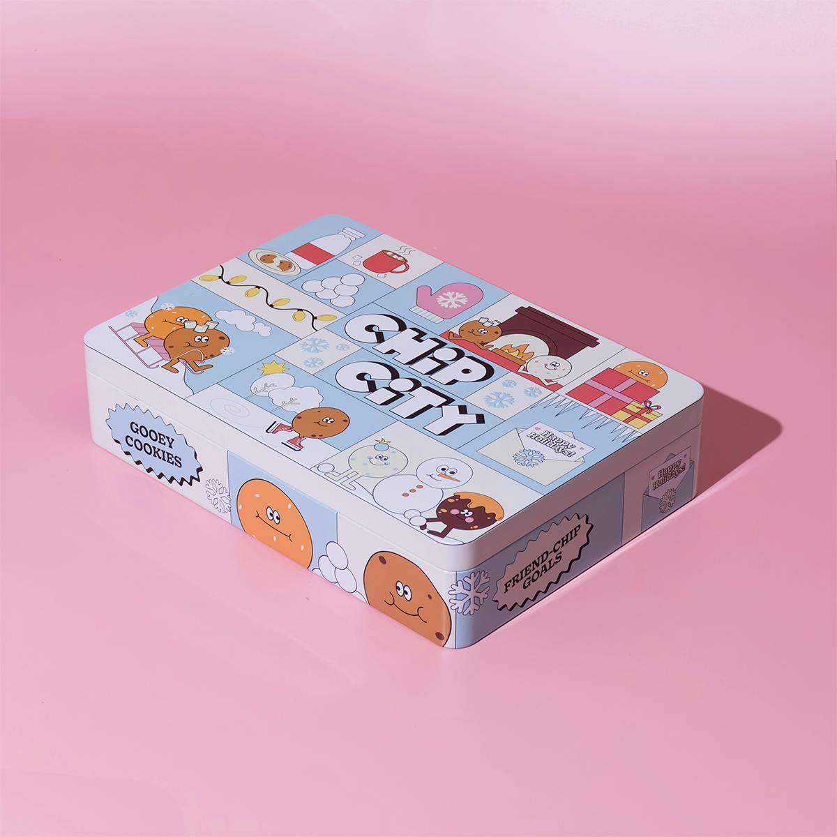 Holiday Jumbo Cookie Gift Tin - 6 Pack by Chip City Cookies - Alternate image 7