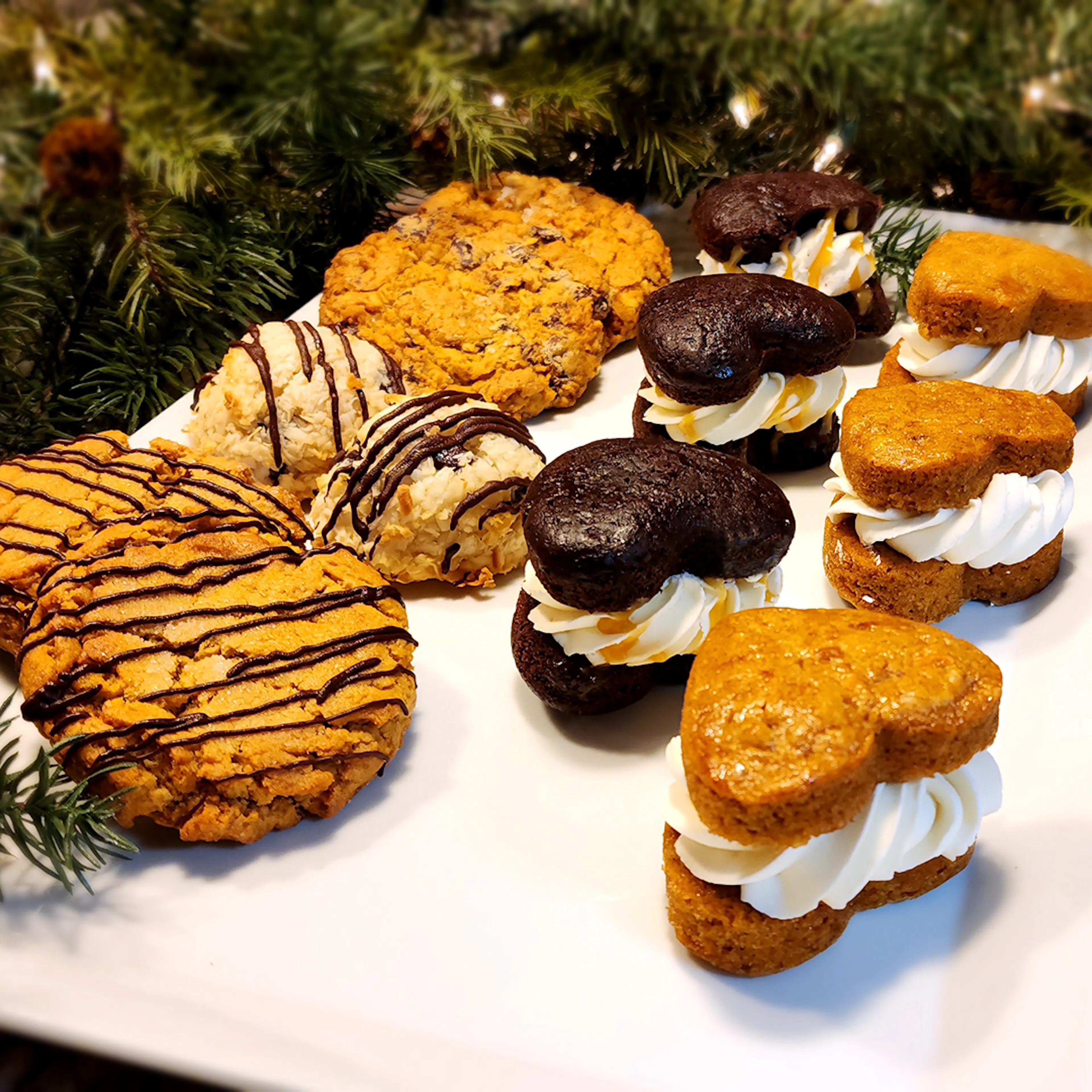 Gluten-Free Holiday Whoopie Pie + Cookie Sampler by Ocean House Bakery