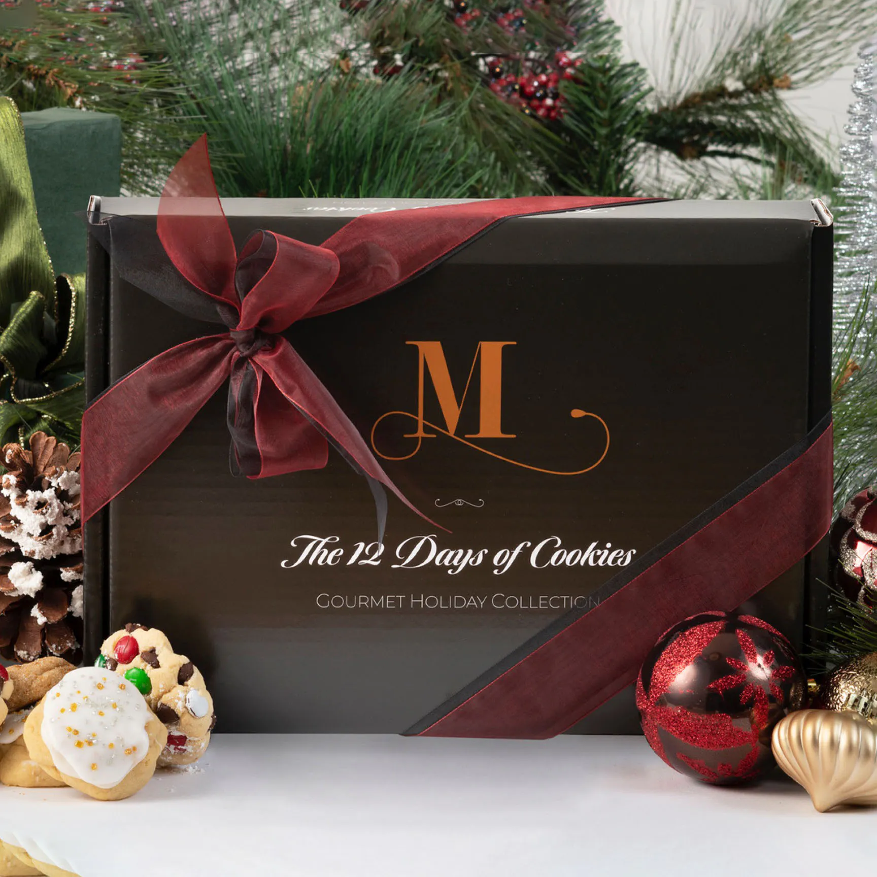 12 Days of Christmas Advent Calendar – Assorted Cookies - 1 Dozen by Monica's Gourmet Cookies - Alternate image 2