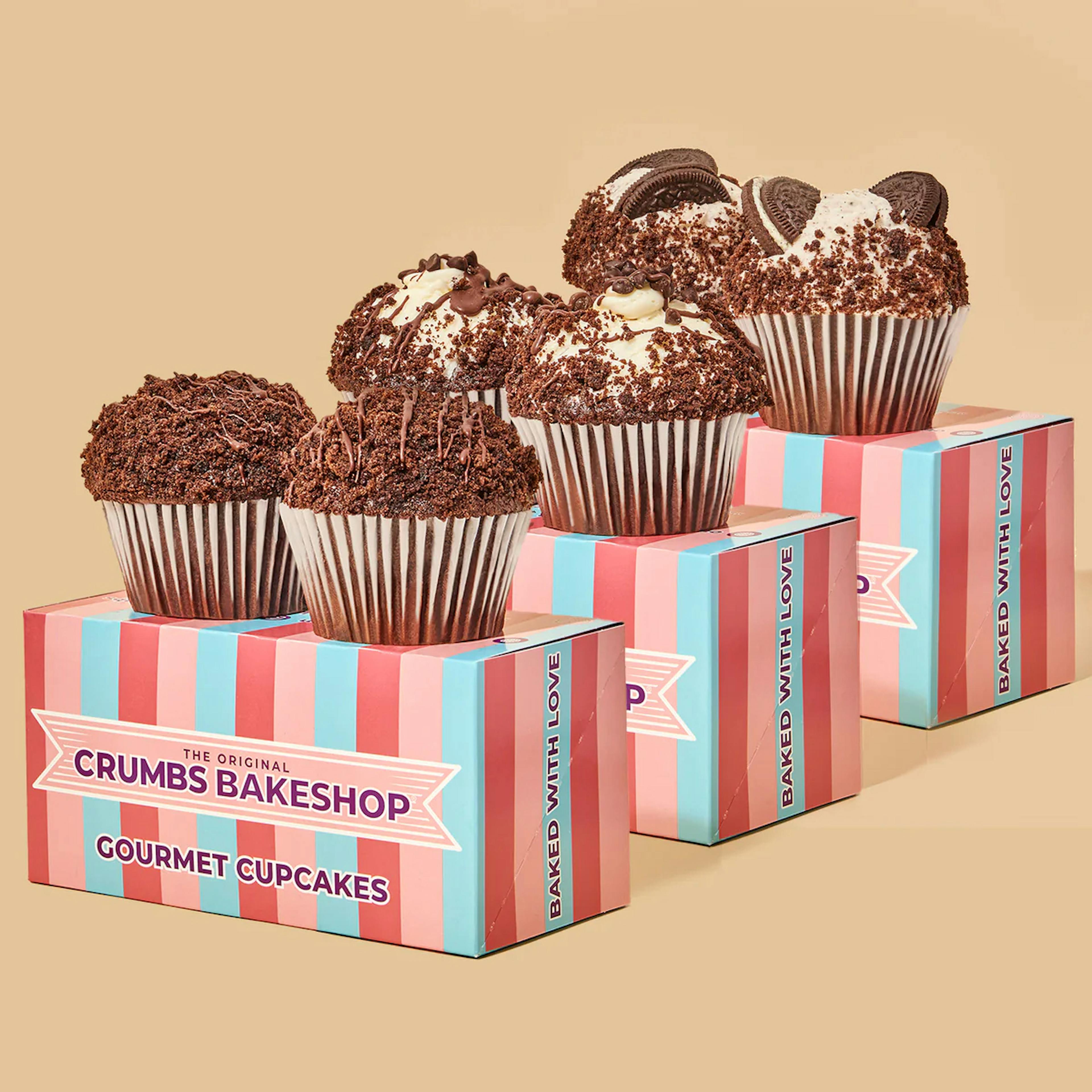 "Chocolate Lovers" Cupcakes - 12 Pack by Crumbs Bakeshop - Alternate image 4