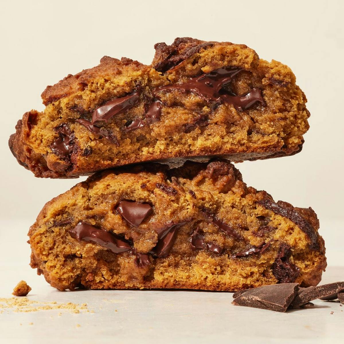 Fall Spiced Chocolate Chunk Cookies by Levain Bakery