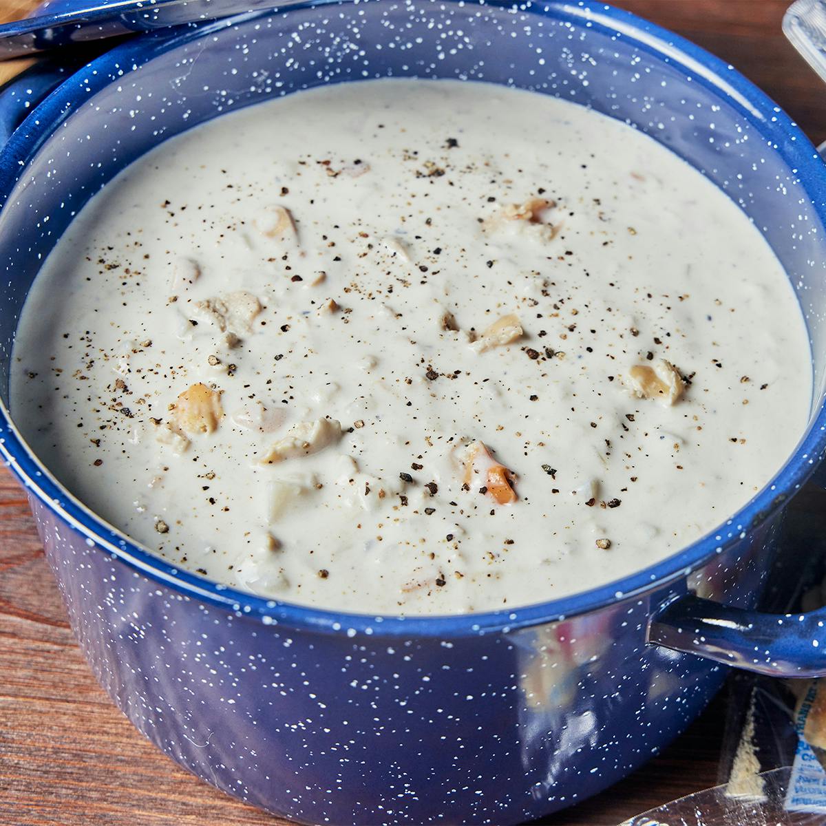 New England Clam Chowder - Dinner at the Zoo