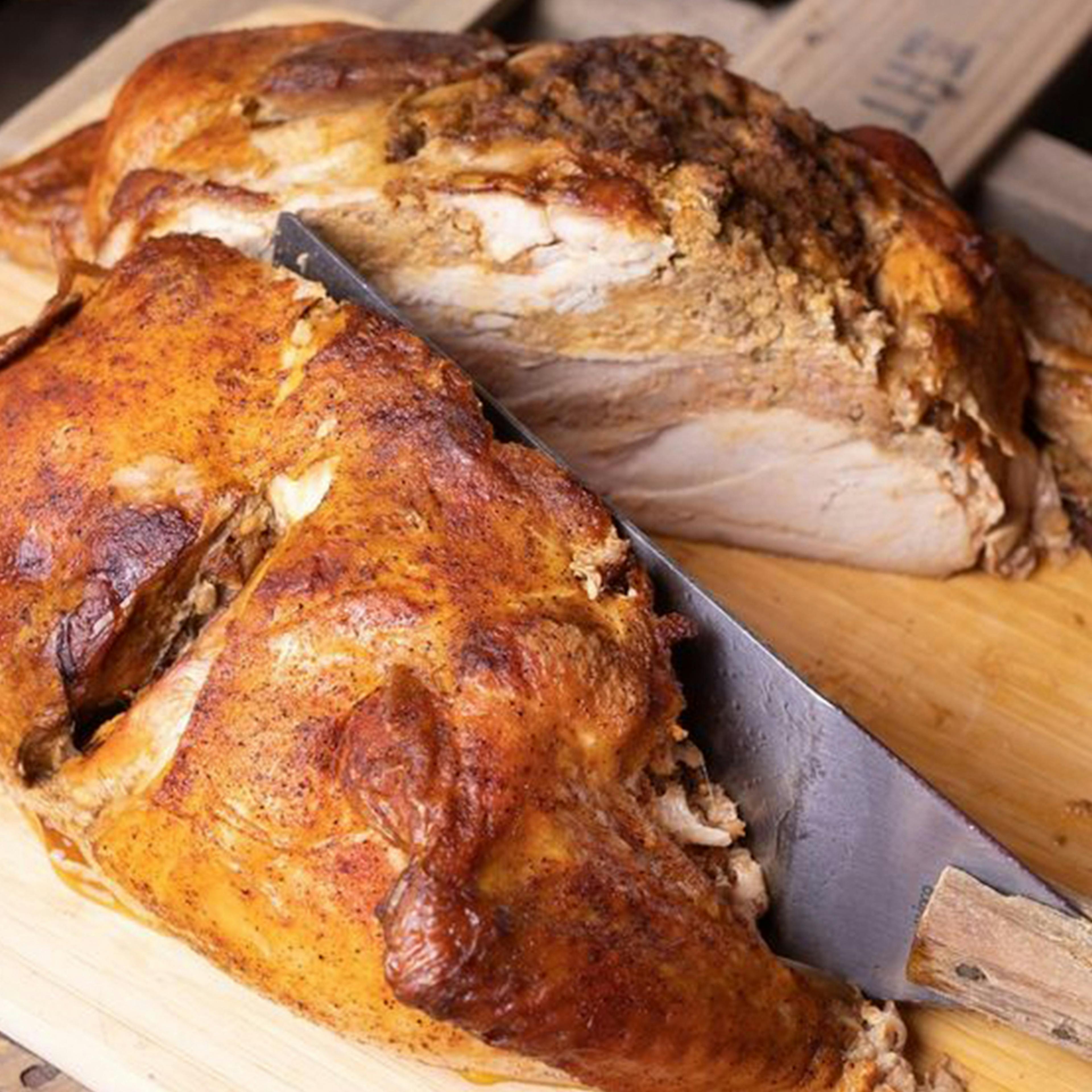 Small Turducken with Cajun Pork Cornbread Stuffing by Hebert's Specialty Meats