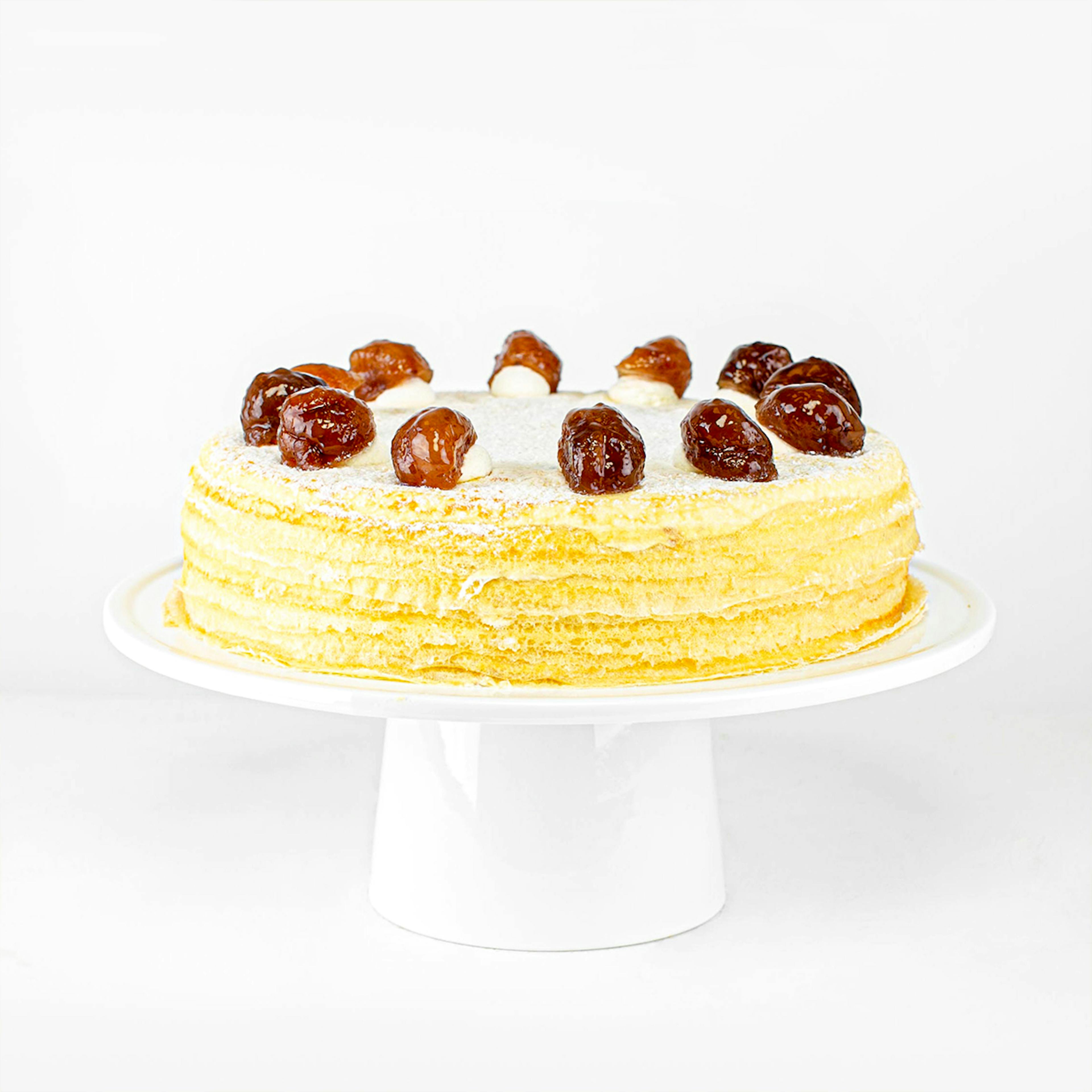 Marron Mille Crêpes Cake by Lady M Confections - Alternate image 4