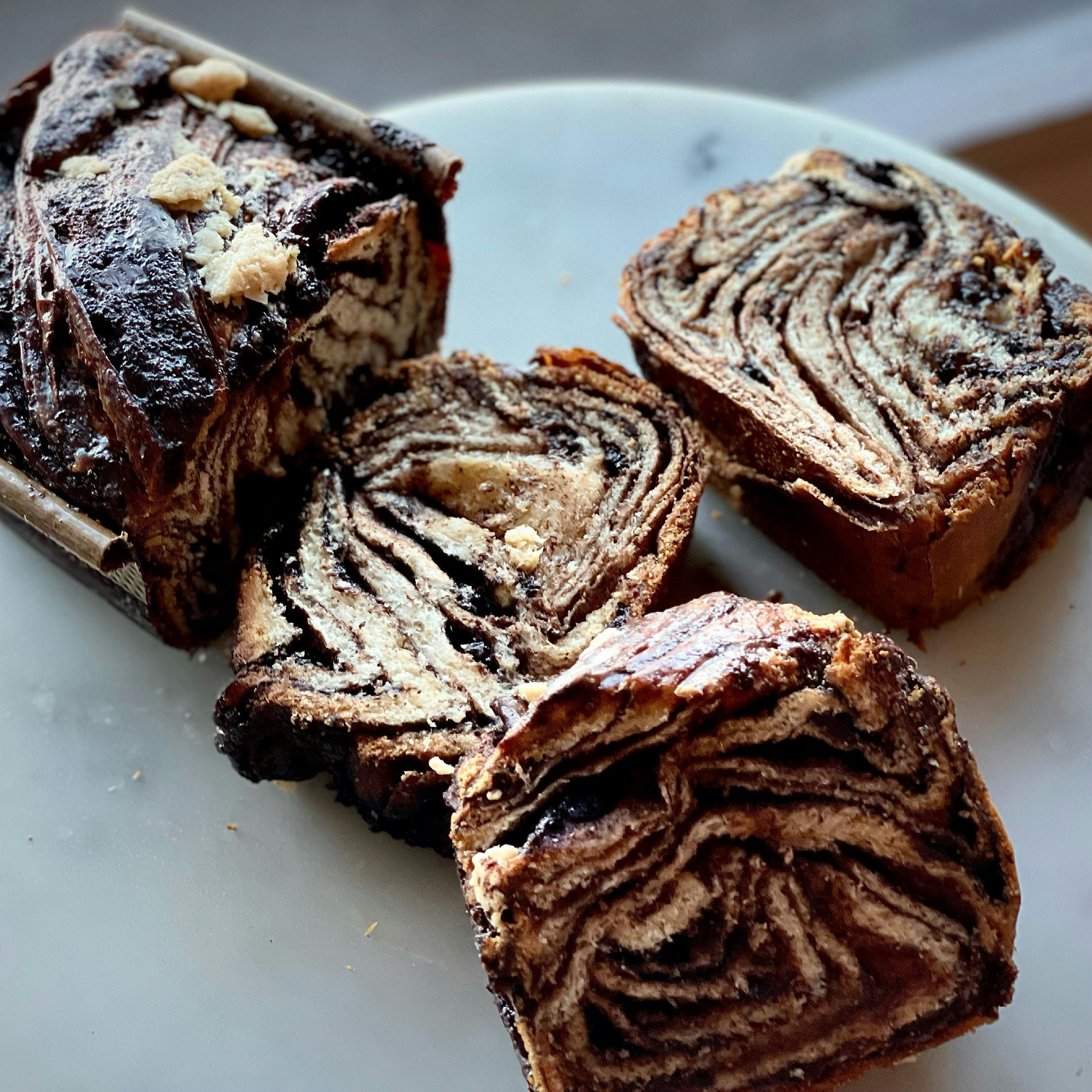 Chocolate Halva Babka - 2 Pack by Essen Bakery