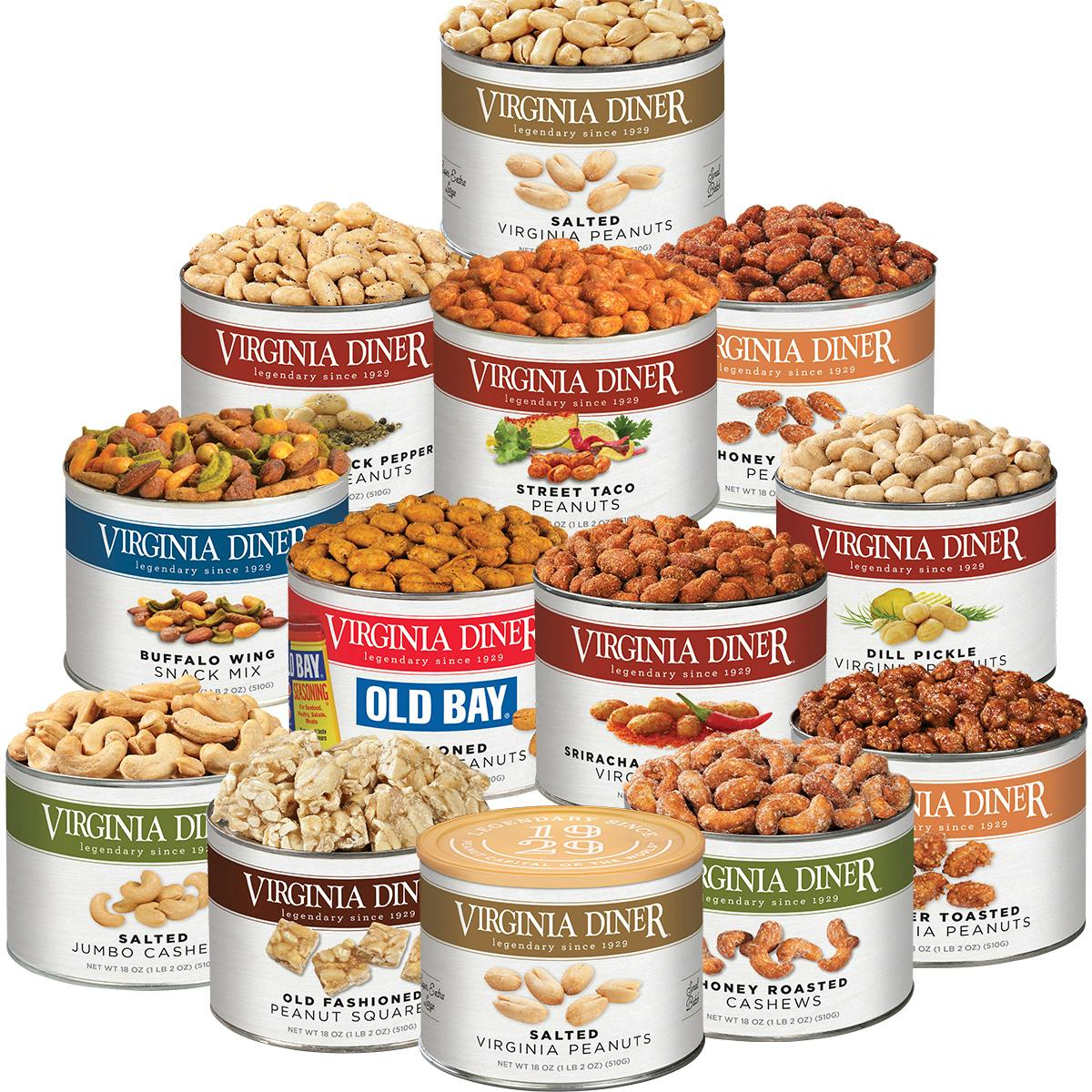 Virginia Nuts - Choose Your Own 4 Pack by Virginia Diner