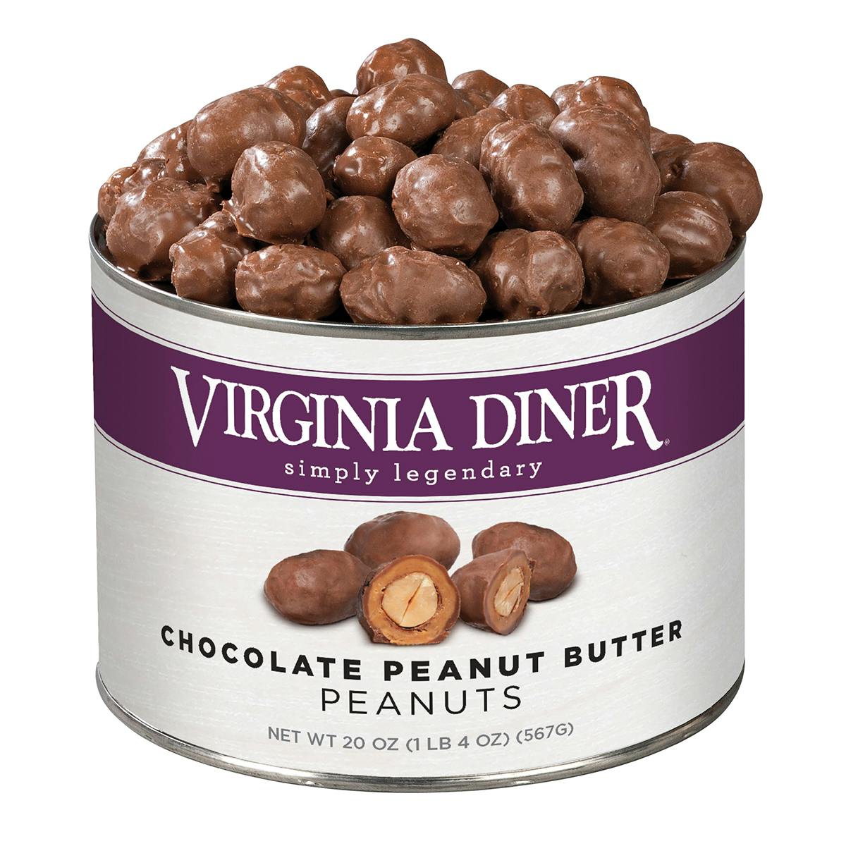 Chocolate Covered Peanuts Sampler - 3 Pack by Virginia Diner - Alternate image 2