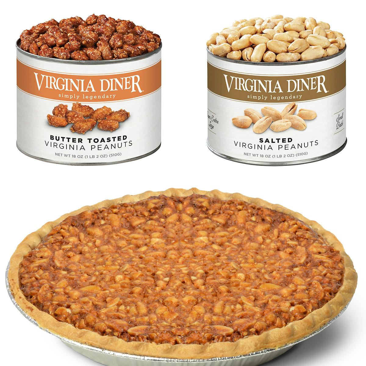 Peanut Pie + Sweet & Salted Peanuts by Virginia Diner