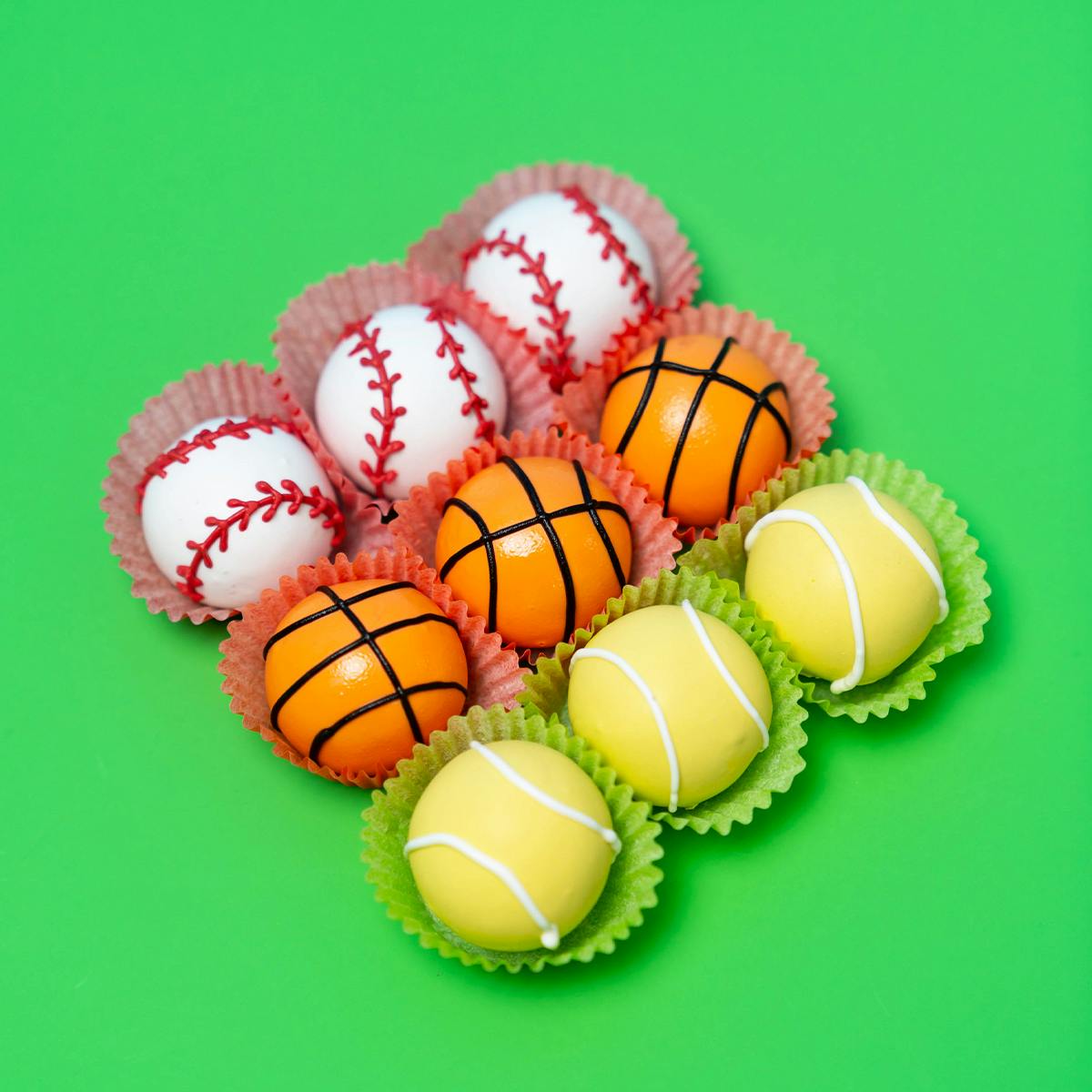 Sports Cake Balls - 12 Pack by Flour Shop - Alternate image 1