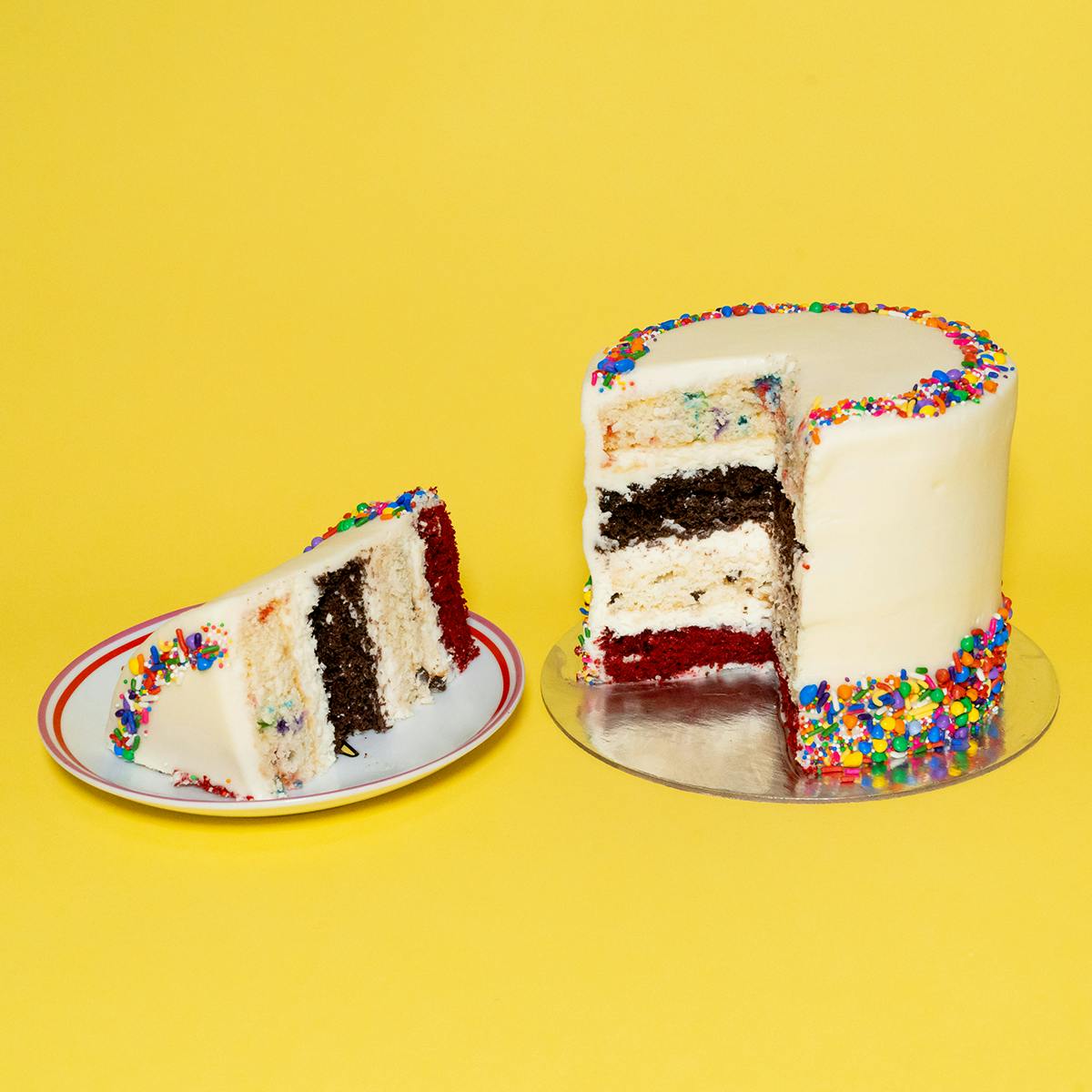 "What the Cake" Layer Cake by Flour Shop