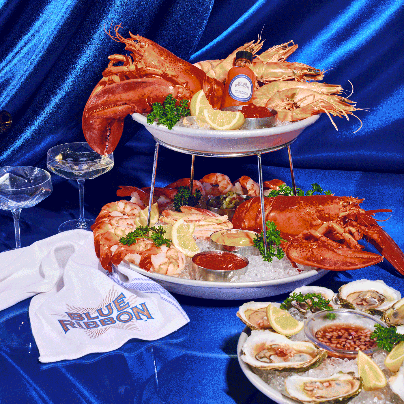 The Crustacean Plateau Seafood Dinner for 4-6 by Blue Ribbon