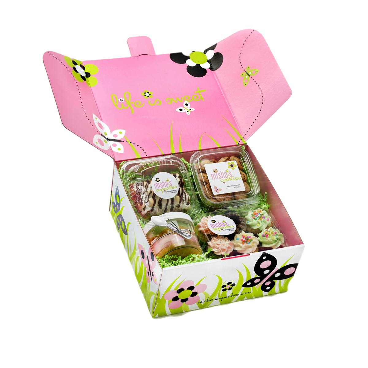 Themed Dessert Gift Box by Misha's Cupcakes