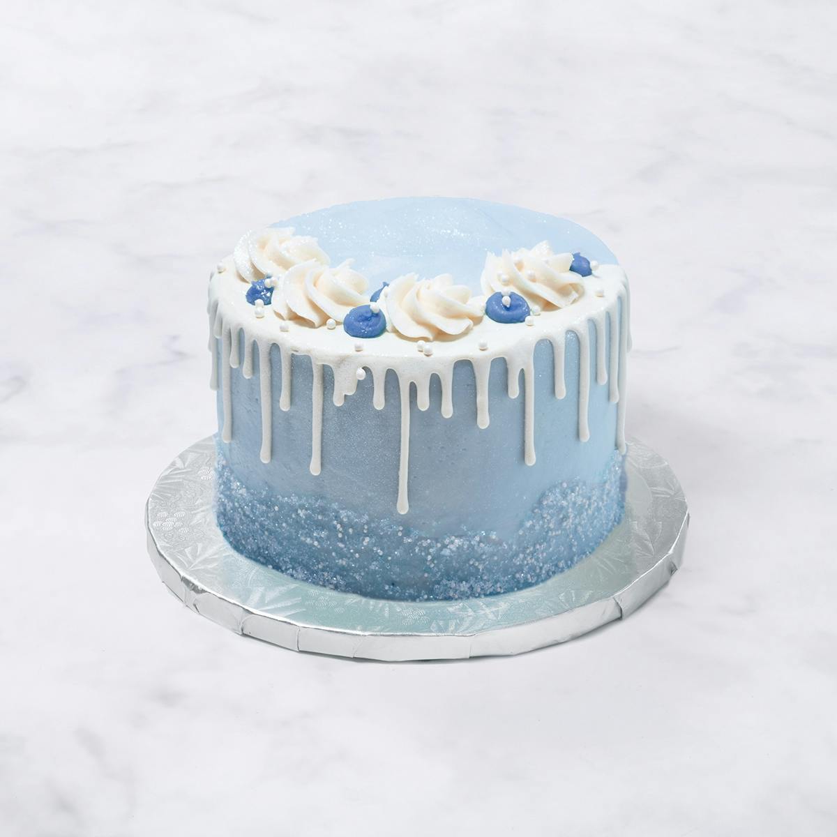 Winter Wonderland Layer Sprinkle Cake by Misha's Cupcakes