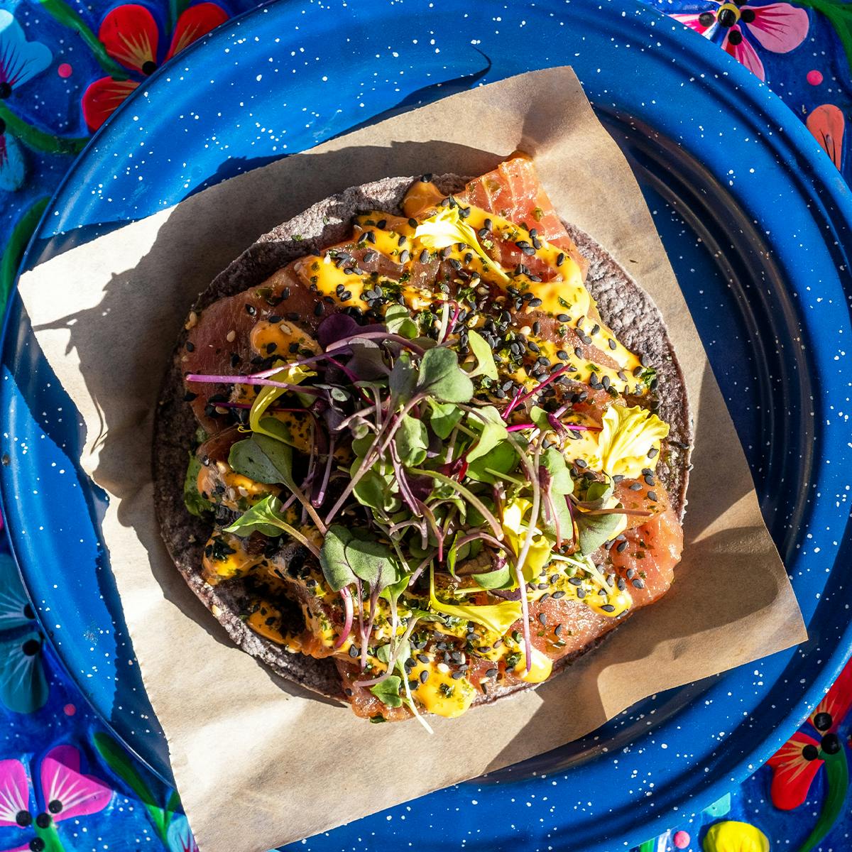 Yellowfin Tuna Tostada Kit for 4 by Nixta Taqueria - Alternate image 1