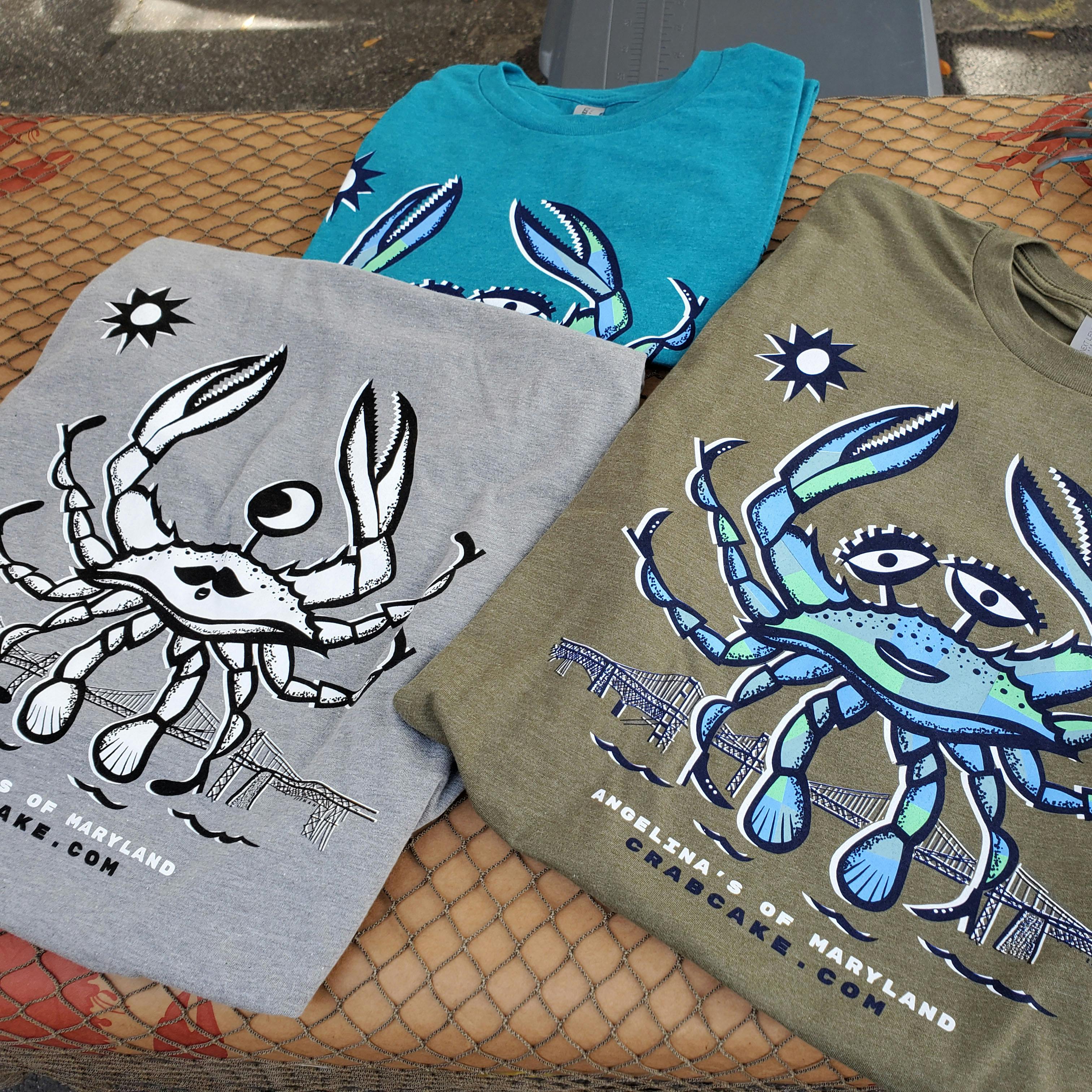 Blue crab t store shirts