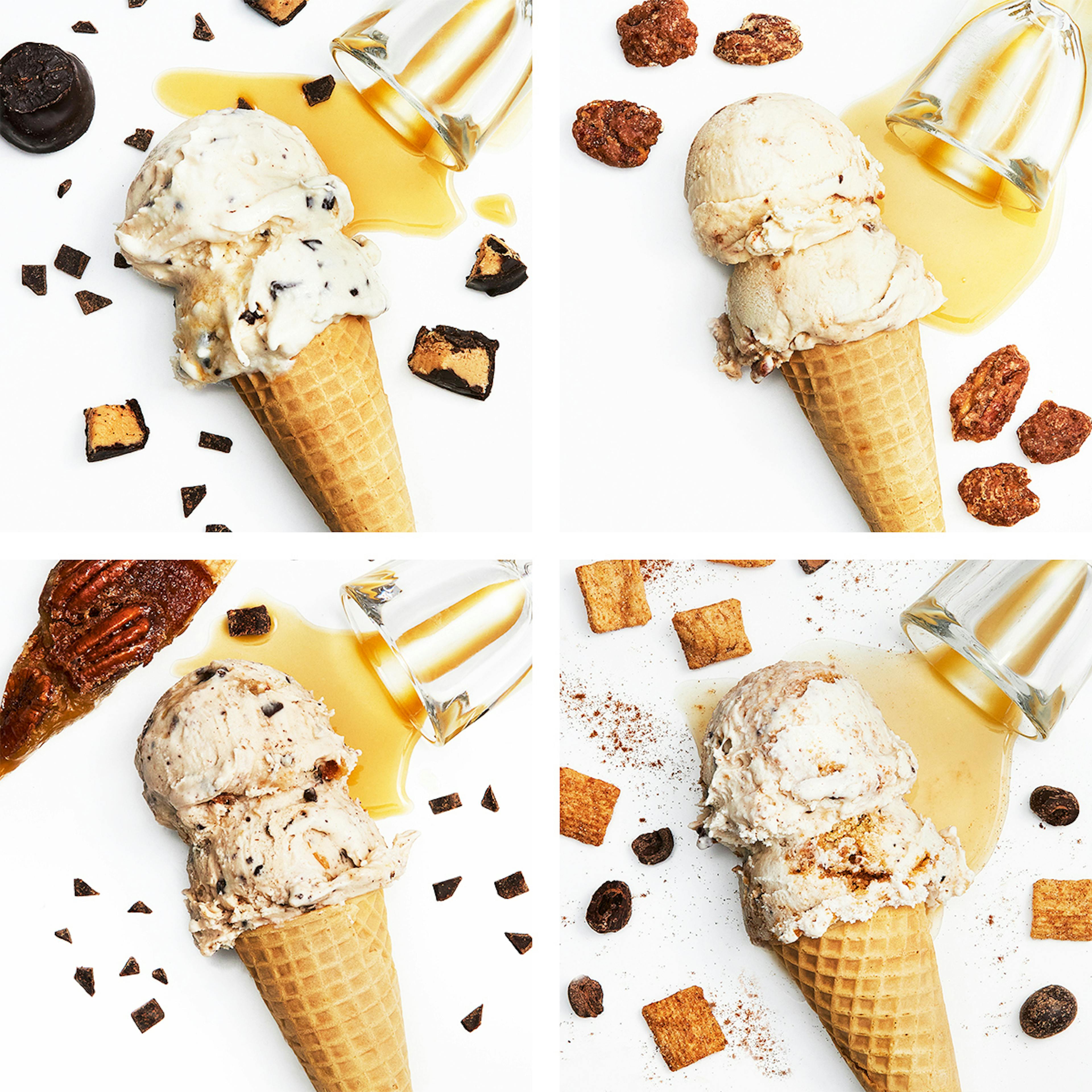 Kentucky Bourbon Ice Cream Collection - 6 Pints by The Comfy Cow