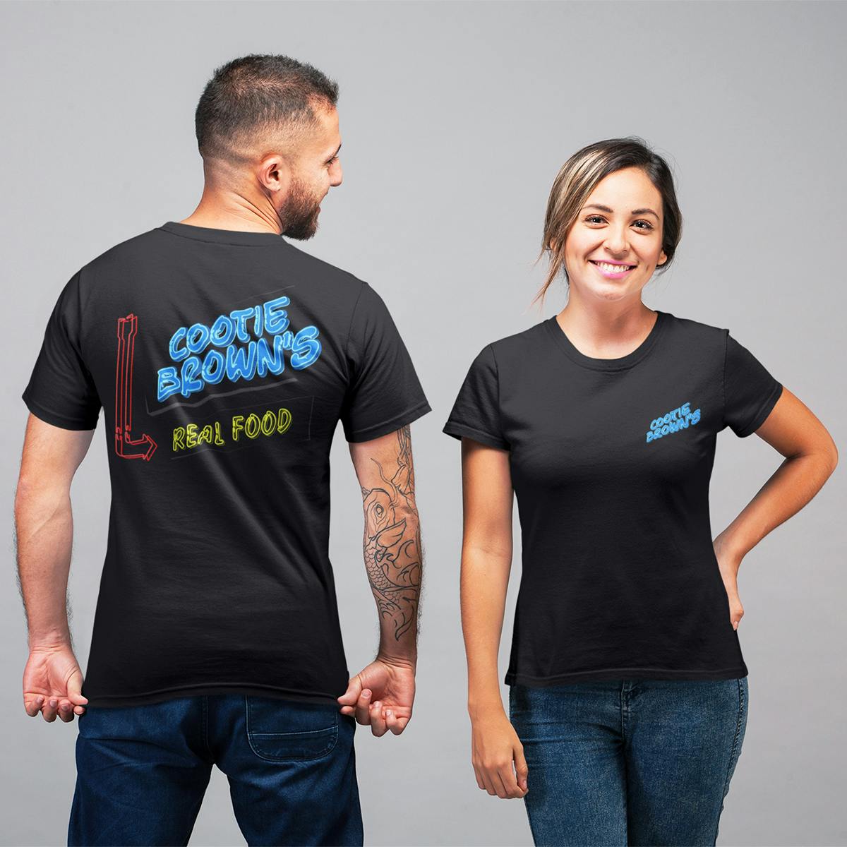 Vintage Neon Sign T-Shirt by Cootie Brown's