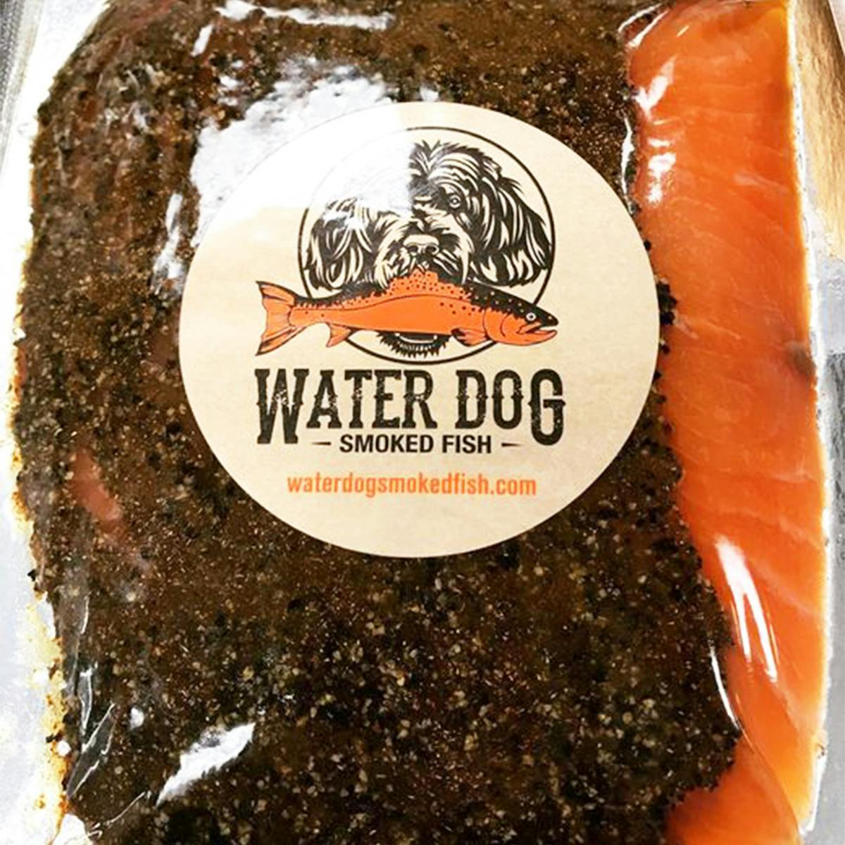 Pastrami Spiced Smoked Salmon - 1 lb. by Water Dog Smoke House - Alternate image 3