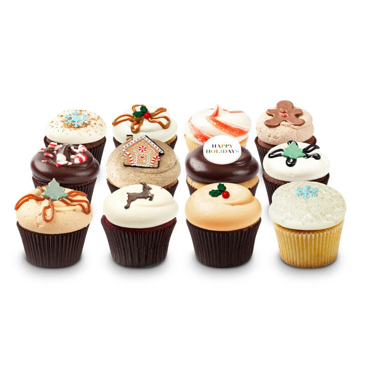 Happy Holidays Cupcake Dozen by Georgetown Cupcake - Alternate image 1