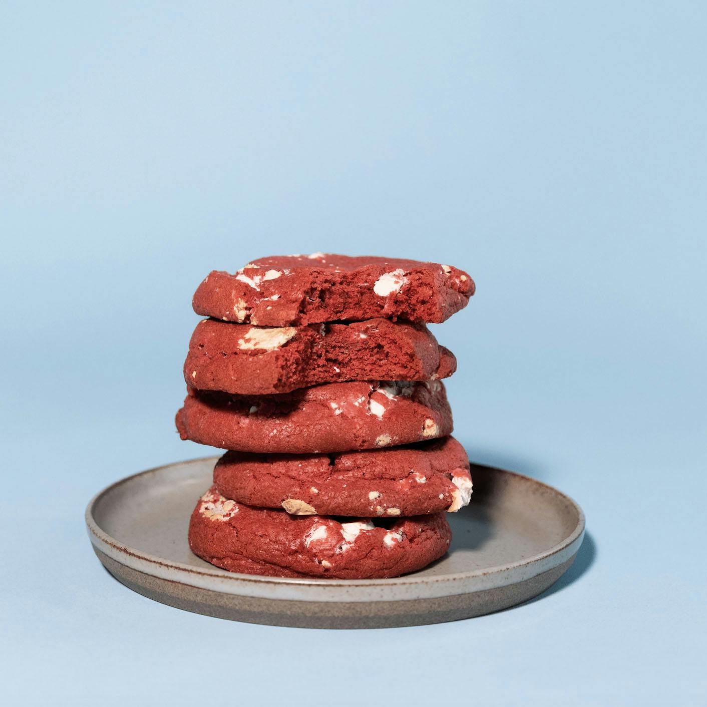 Red Velvet Cookies - 2 Dozen by Cravory Cookies