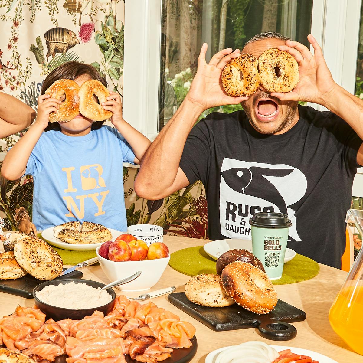 Vintage Logo T-Shirt by Russ & Daughters - Alternate image 2