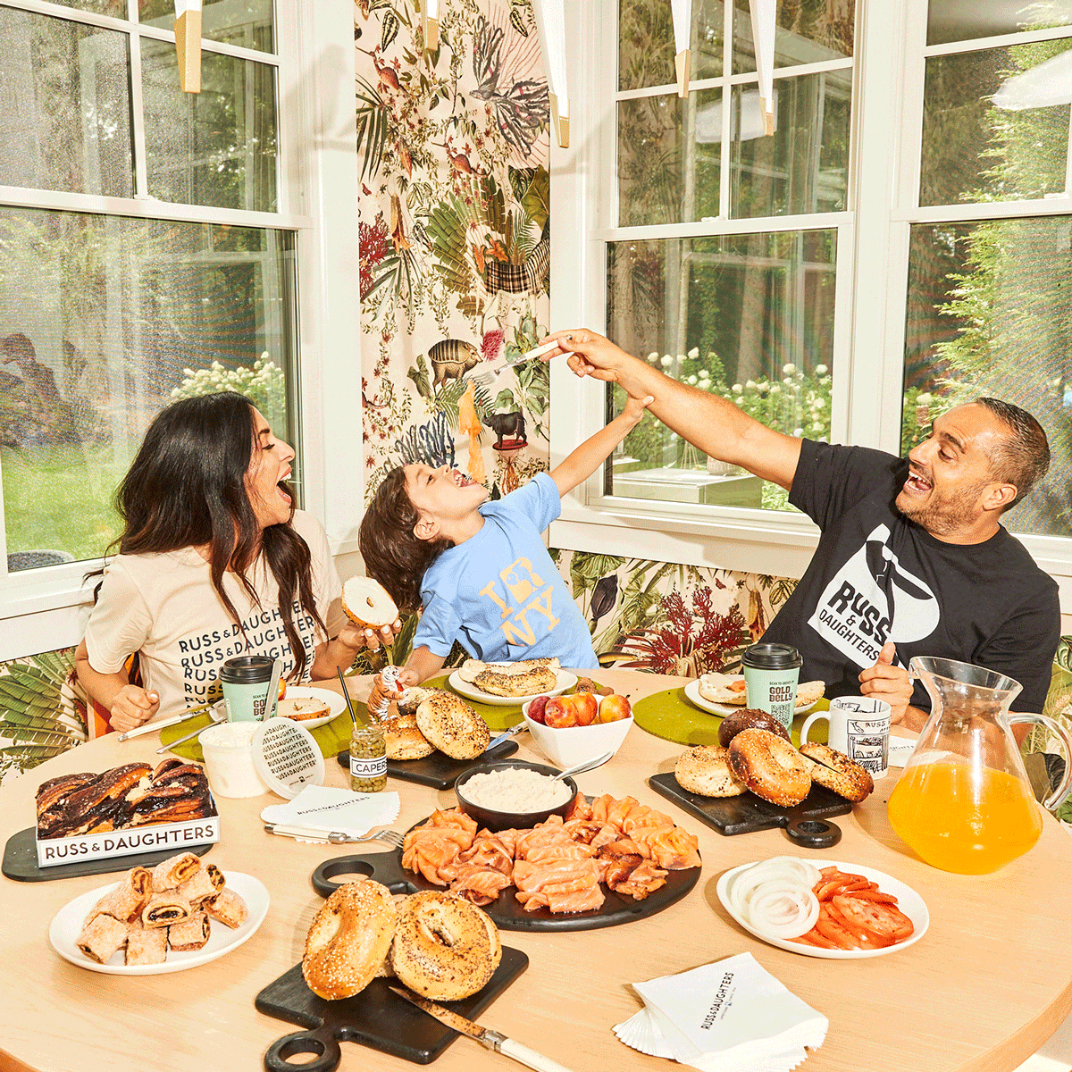 Vintage Logo T-Shirt by Russ & Daughters - Alternate image 1